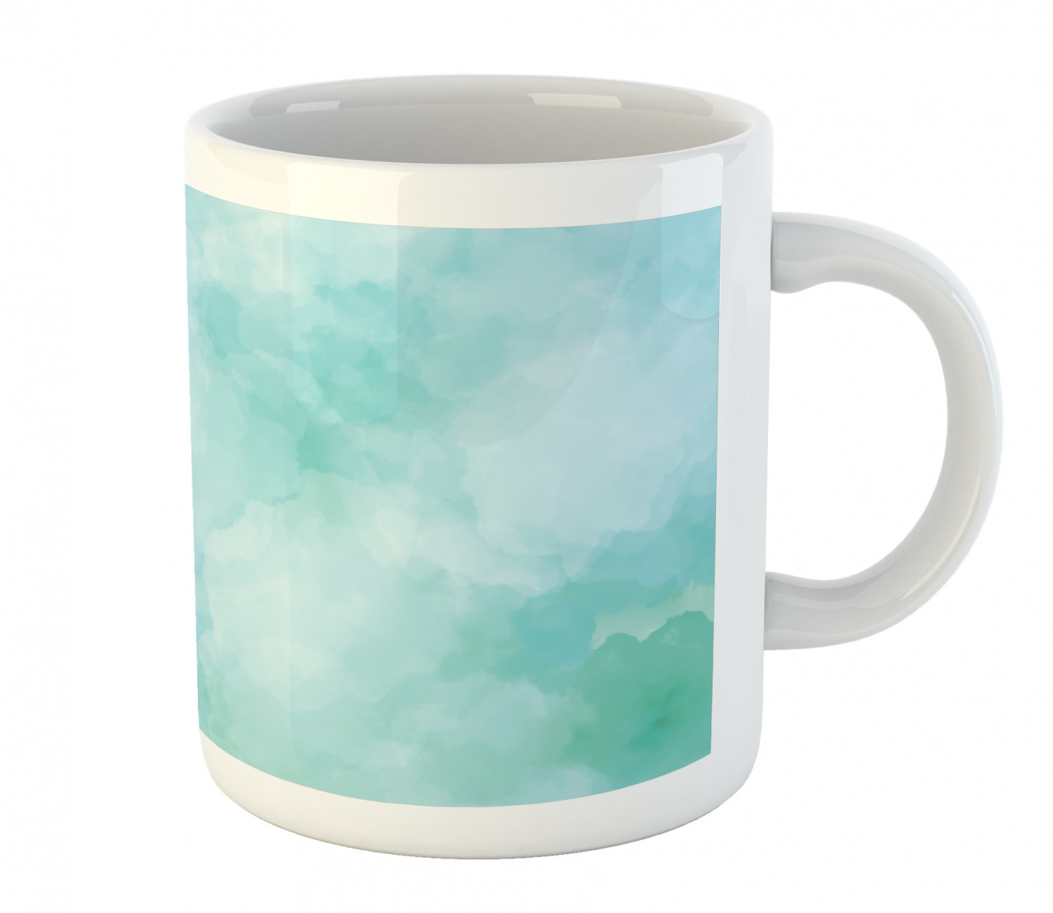 Ambesonne Abstract Surreal Ceramic Coffee Mug Cup for Water Tea Drinks, 11 oz - Picture 206 of 244