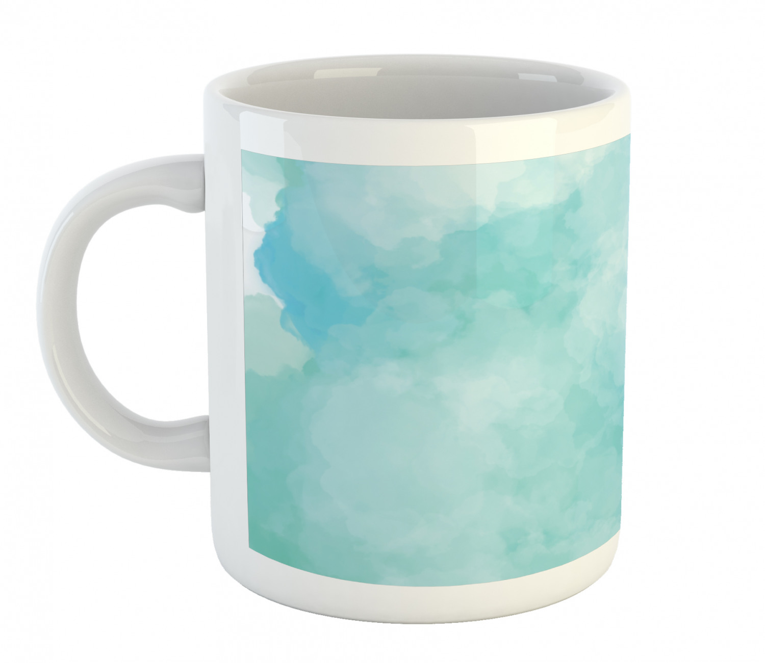 Ambesonne Abstract Surreal Ceramic Coffee Mug Cup for Water Tea Drinks, 11 oz - Picture 207 of 244