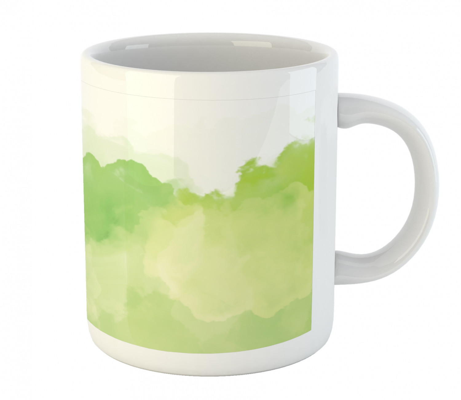Ambesonne Abstract Surreal Ceramic Coffee Mug Cup for Water Tea Drinks, 11 oz - Picture 150 of 244