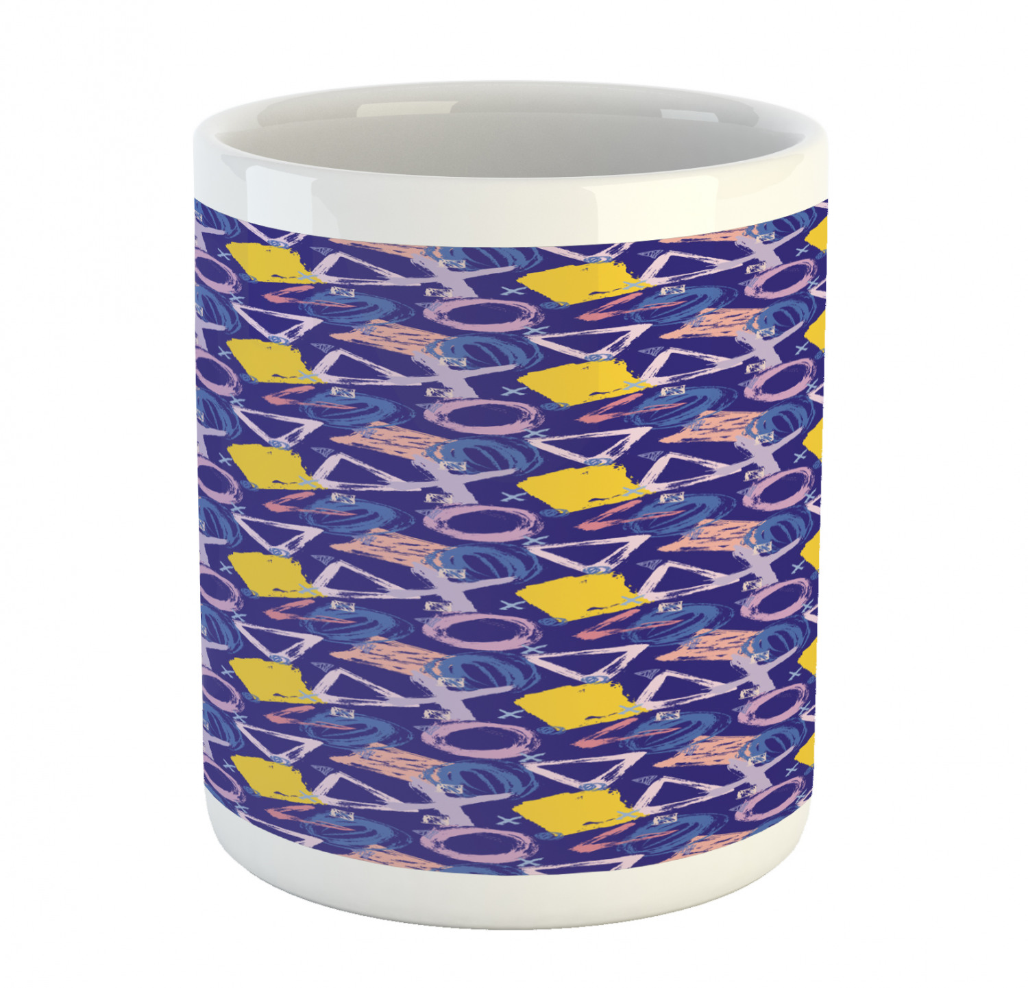 Ambesonne Abstract Surreal Ceramic Coffee Mug Cup for Water Tea Drinks, 11 oz - Picture 89 of 244