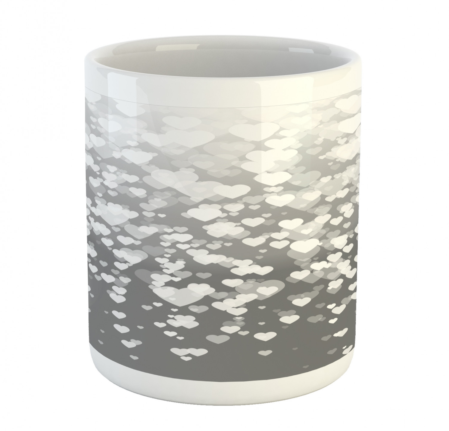 Ambesonne Abstract Surreal Ceramic Coffee Mug Cup for Water Tea Drinks, 11 oz - Picture 221 of 244