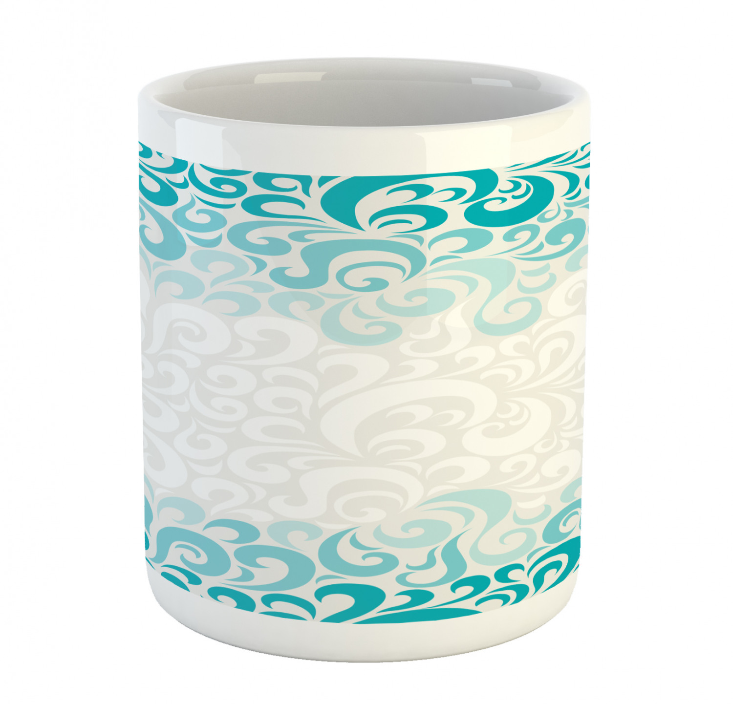Ambesonne Abstract Surreal Ceramic Coffee Mug Cup for Water Tea Drinks, 11 oz - Picture 61 of 244