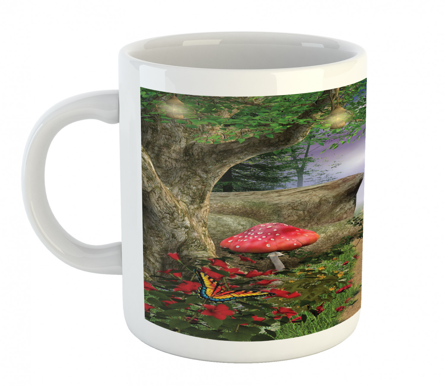Ceramic Mug for Hot Beverages 11 oz Drink Cup Ambesonne - Picture 15 of 244