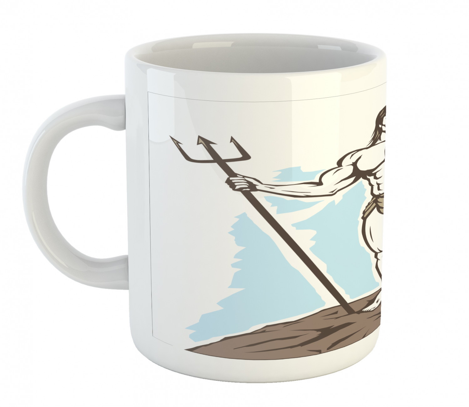Ceramic Mug for Hot Beverages 11 oz Drink Cup Ambesonne - Picture 103 of 244