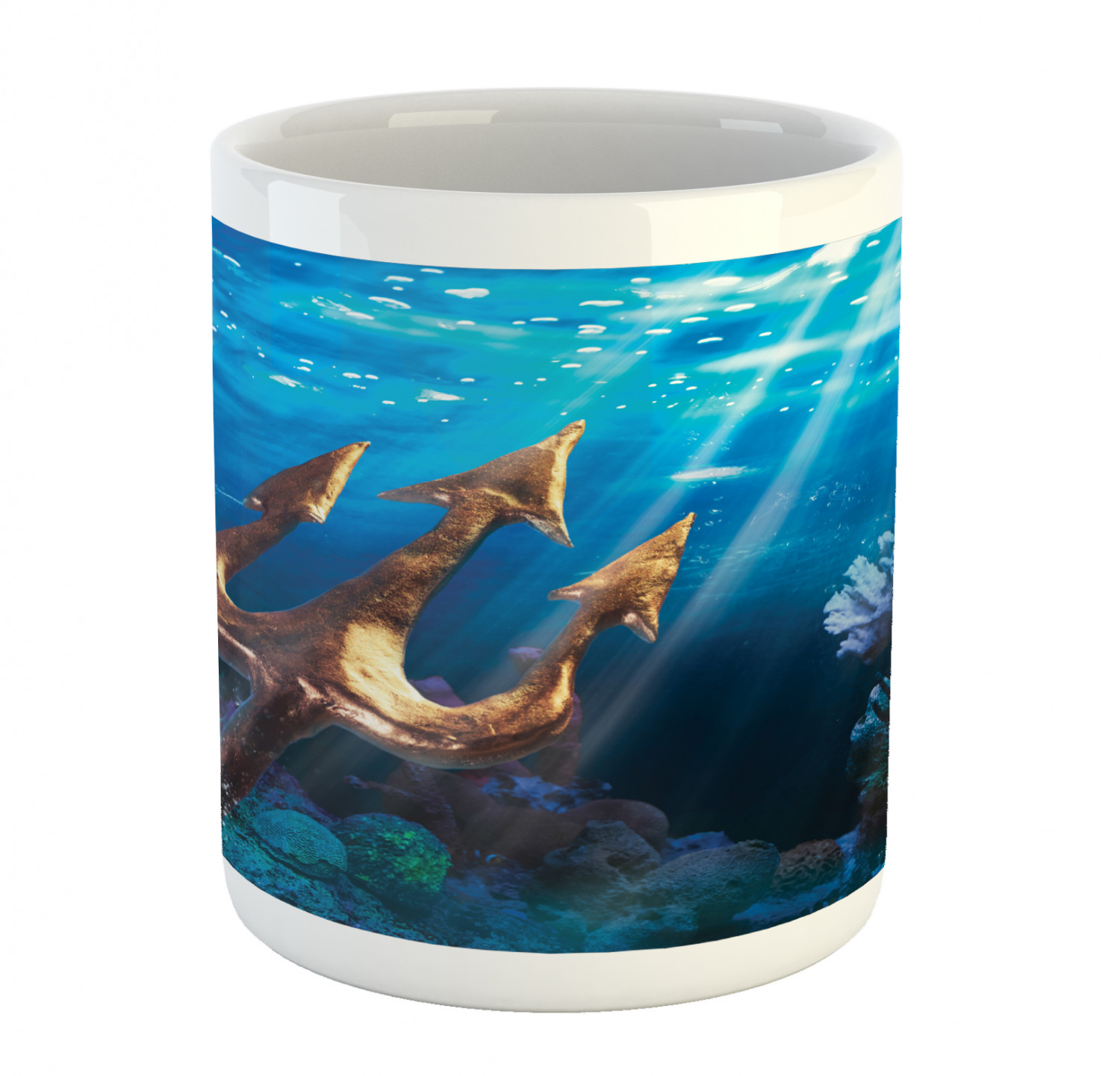 Ceramic Mug for Hot Beverages 11 oz Drink Cup Ambesonne - Picture 221 of 244