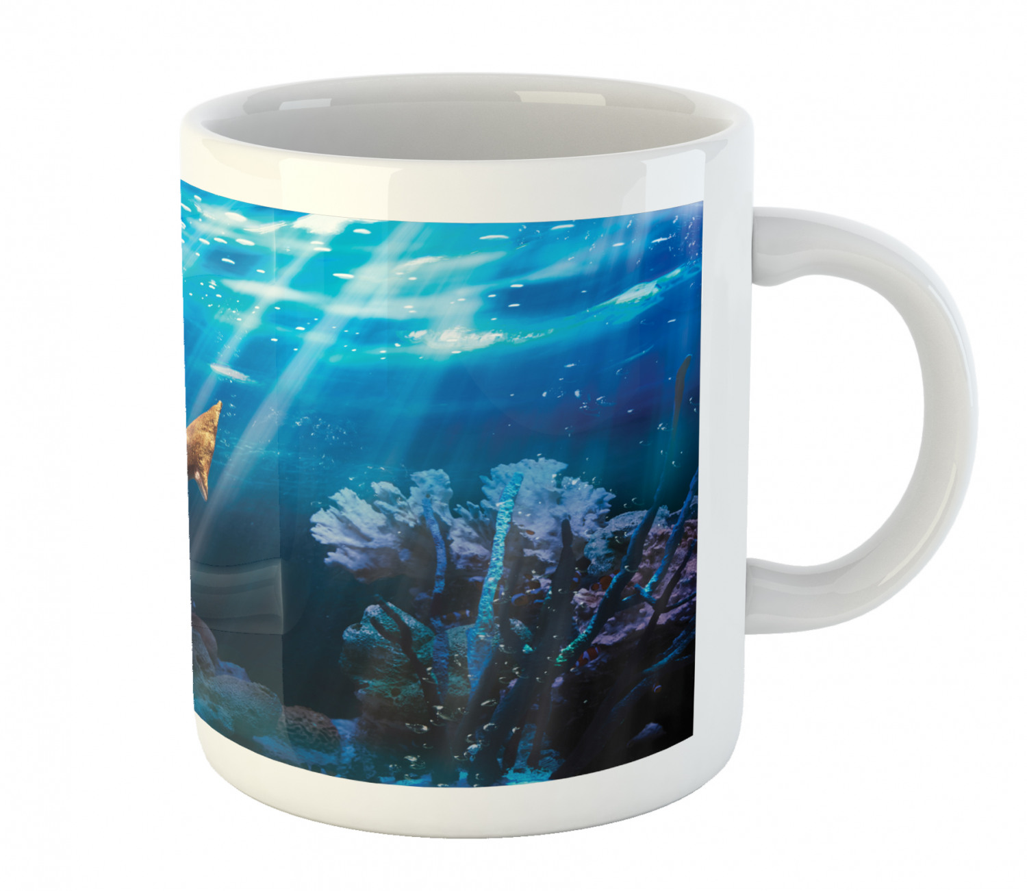 Ceramic Mug for Hot Beverages 11 oz Drink Cup Ambesonne - Picture 222 of 244