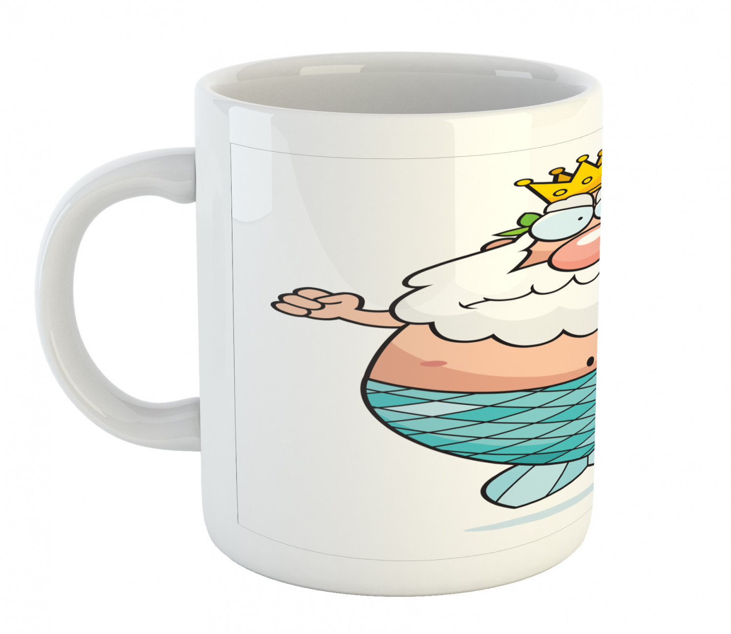Ceramic Mug for Hot Beverages 11 oz Drink Cup Ambesonne - Picture 91 of 244