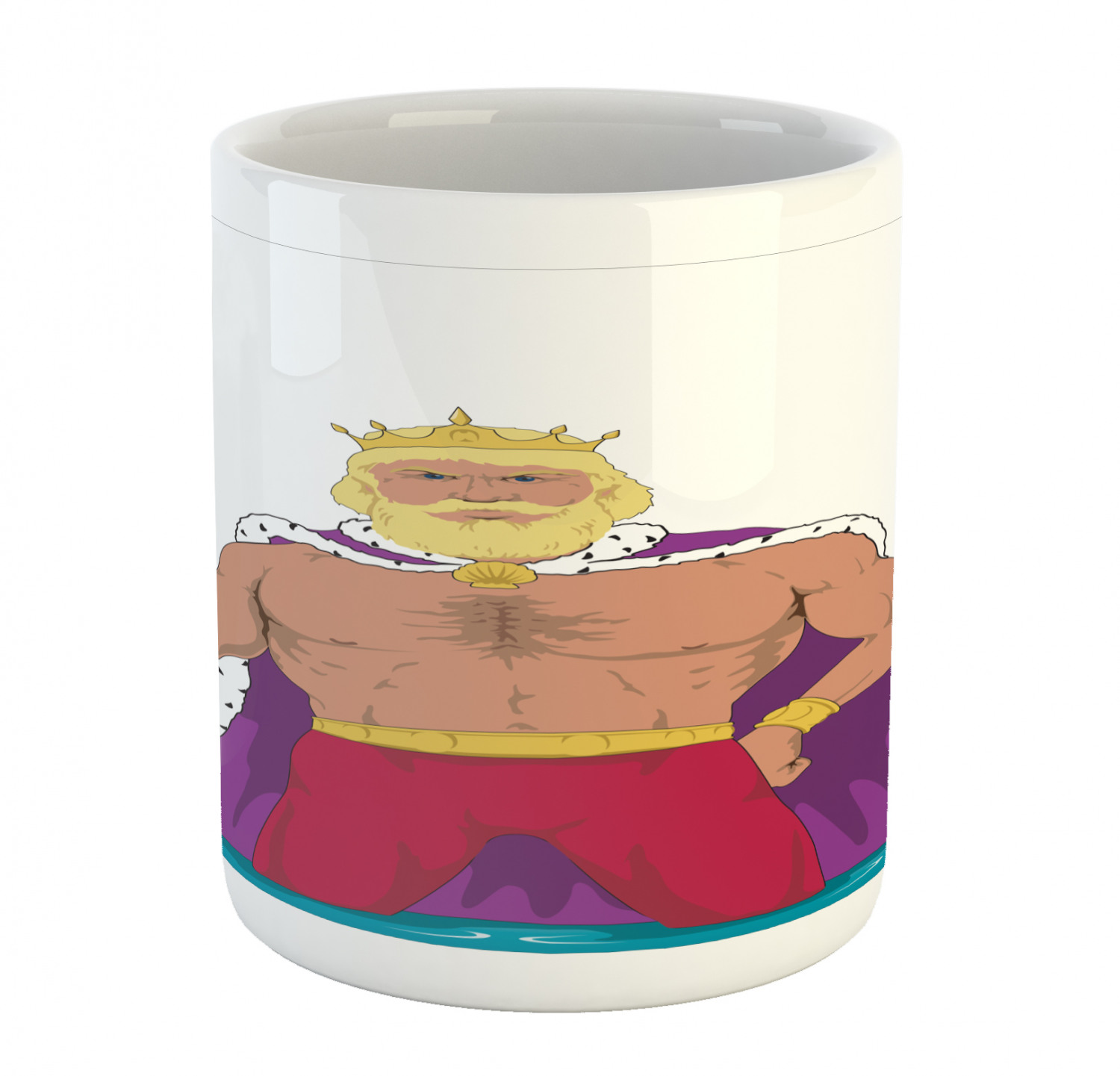 Ceramic Mug for Hot Beverages 11 oz Drink Cup Ambesonne - Picture 137 of 244