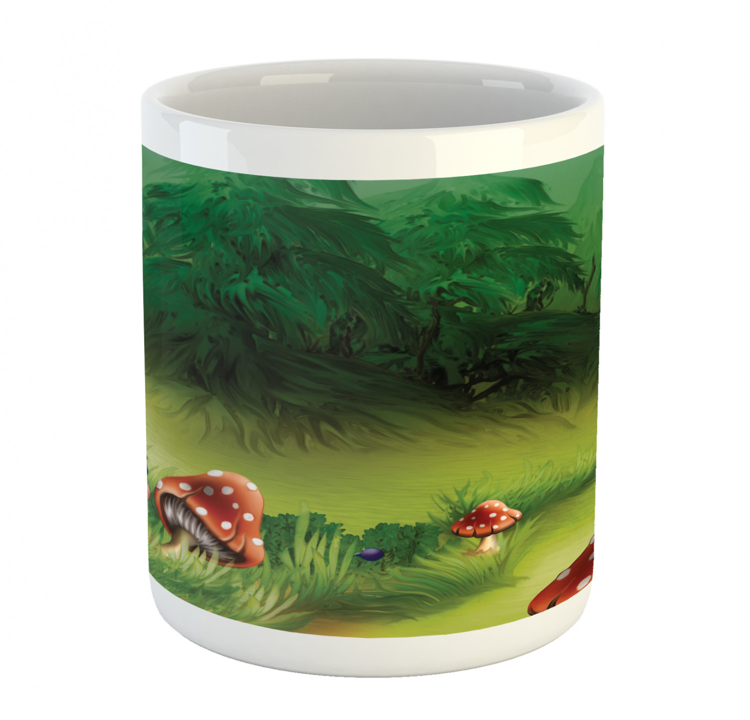 Ceramic Mug for Hot Beverages 11 oz Drink Cup Ambesonne - Picture 233 of 244