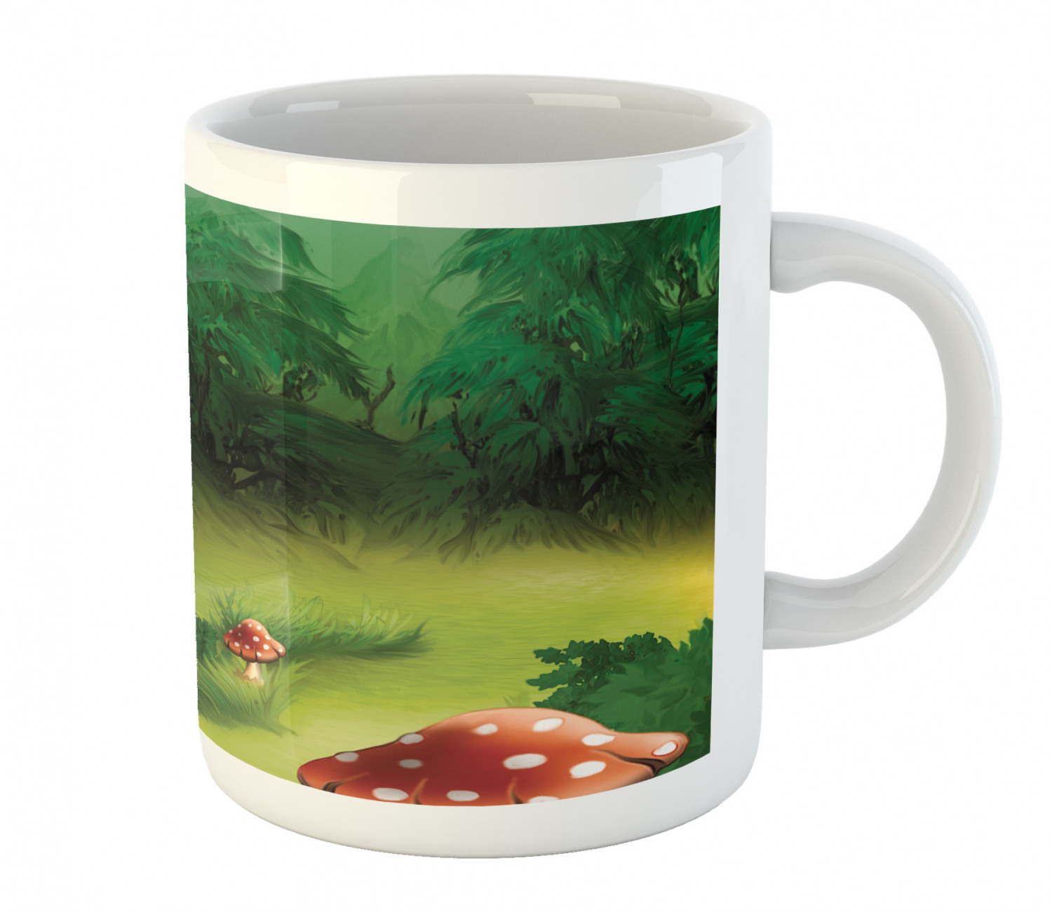 Ceramic Mug for Hot Beverages 11 oz Drink Cup Ambesonne - Picture 234 of 244