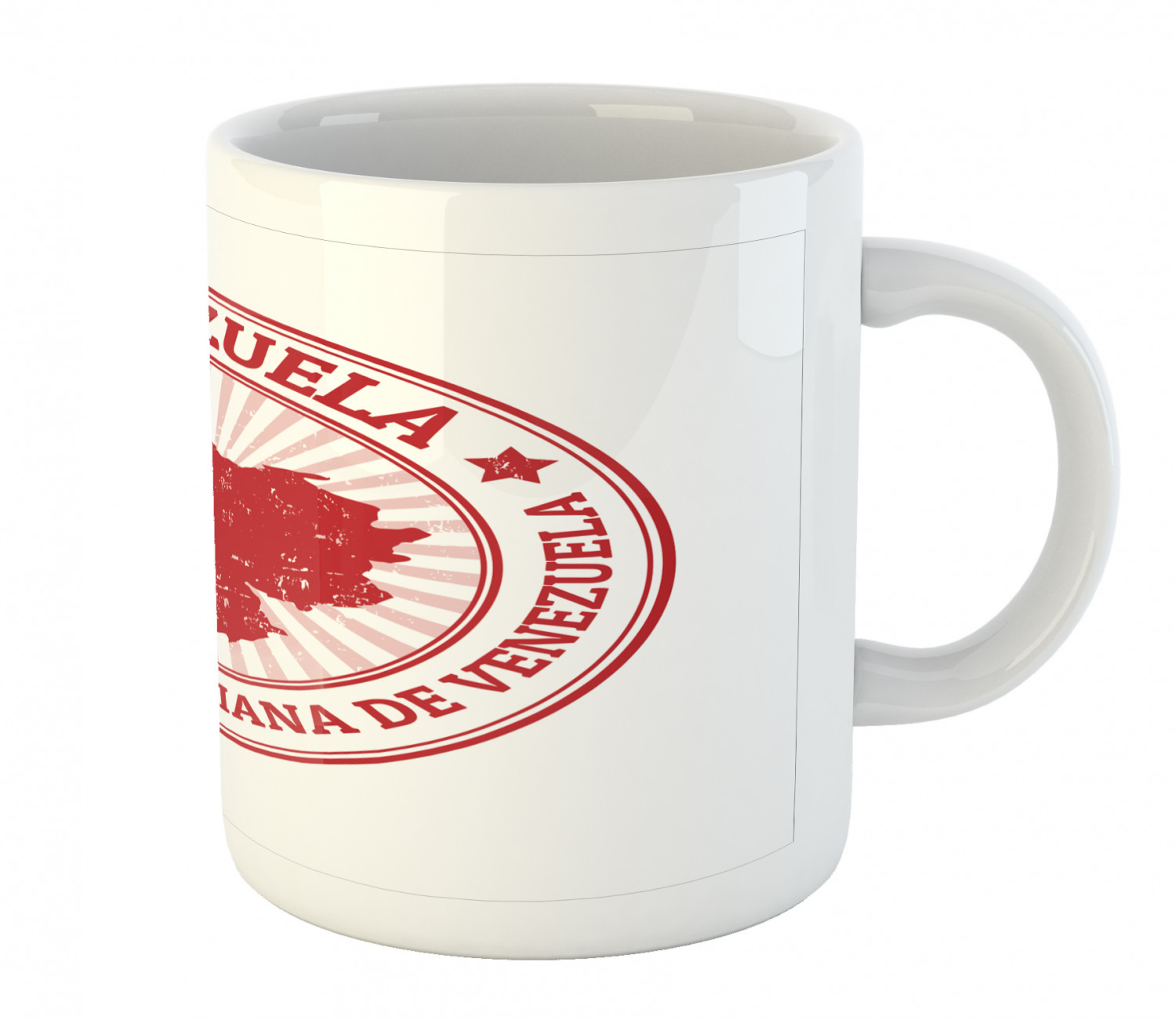 Ceramic Mug for Hot Beverages 11 oz Drink Cup Ambesonne - Picture 174 of 244