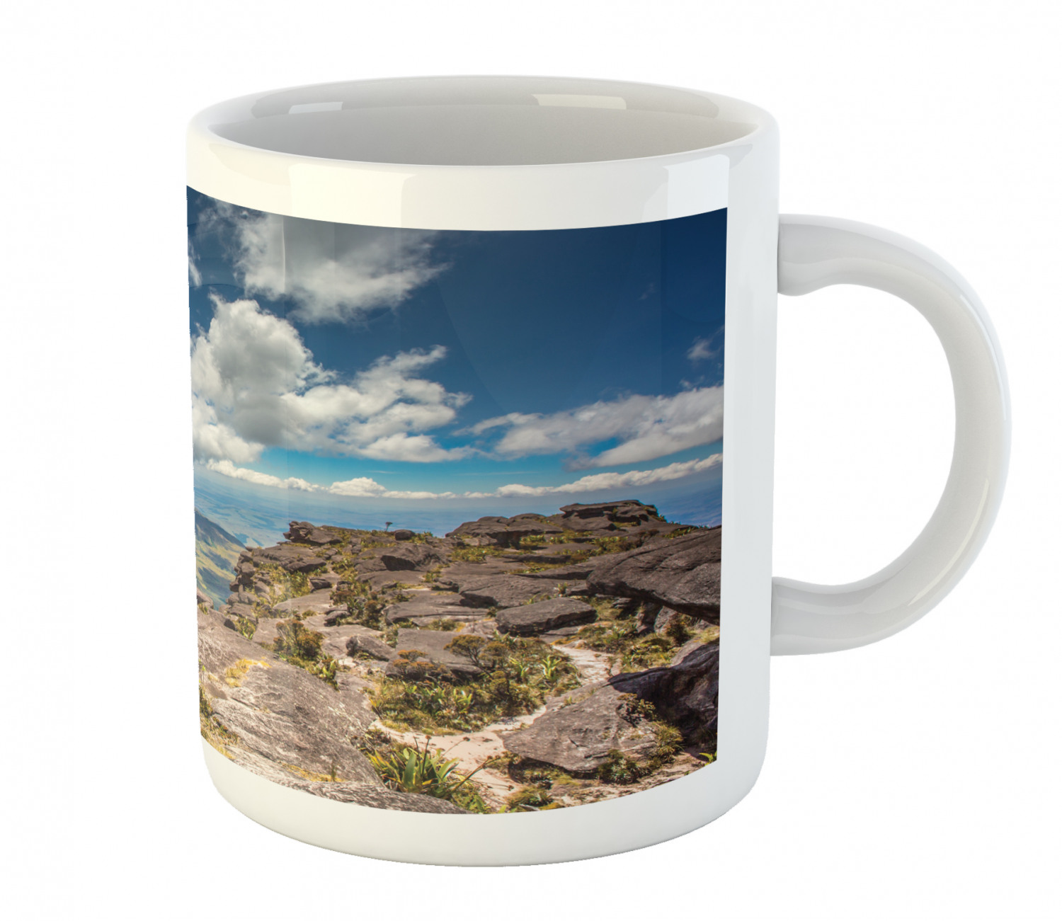 Ceramic Mug for Hot Beverages 11 oz Drink Cup Ambesonne - Picture 114 of 244