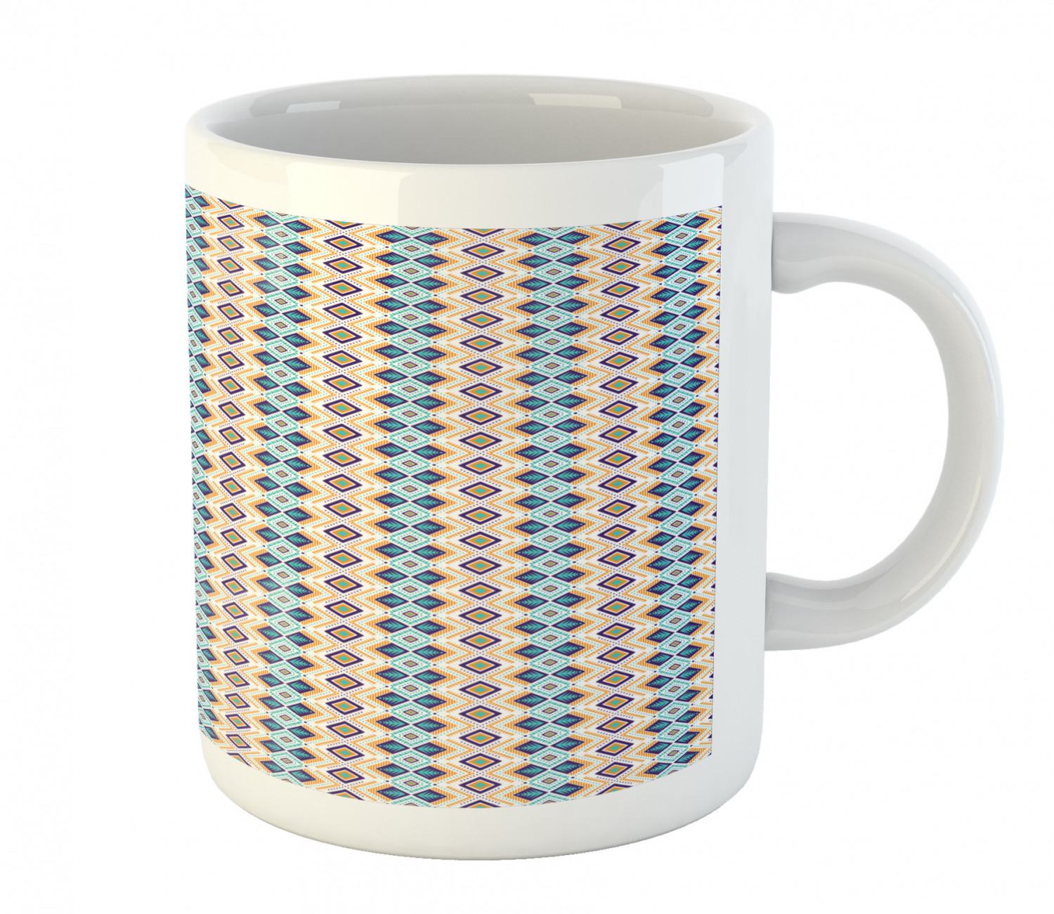 Ambesonne Abstract Surreal Ceramic Coffee Mug Cup for Water Tea Drinks, 11 oz - Picture 6 of 244