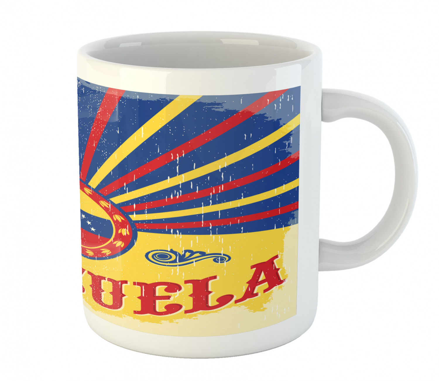 Ceramic Mug for Hot Beverages 11 oz Drink Cup Ambesonne - Picture 106 of 244