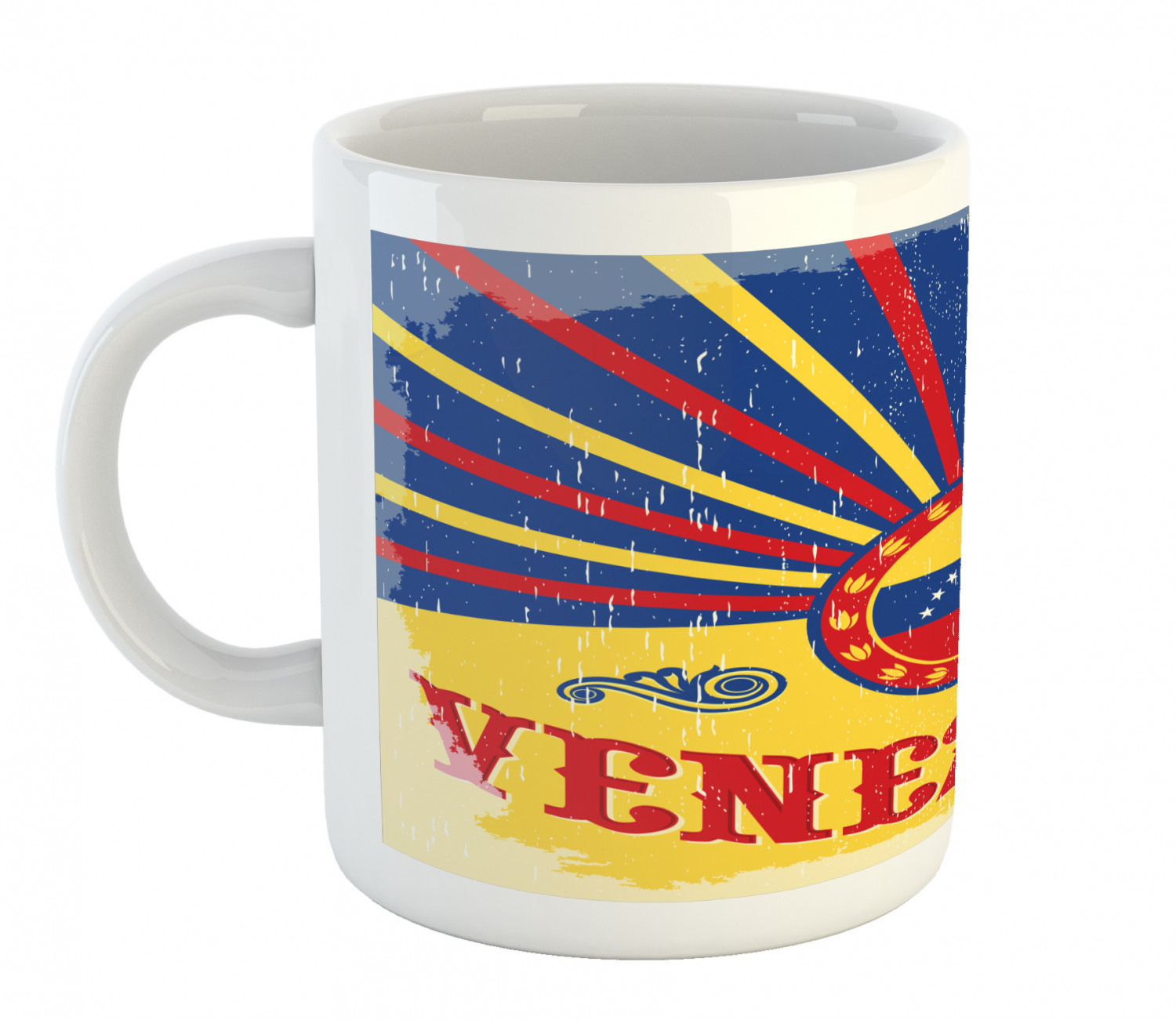 Ceramic Mug for Hot Beverages 11 oz Drink Cup Ambesonne - Picture 107 of 244