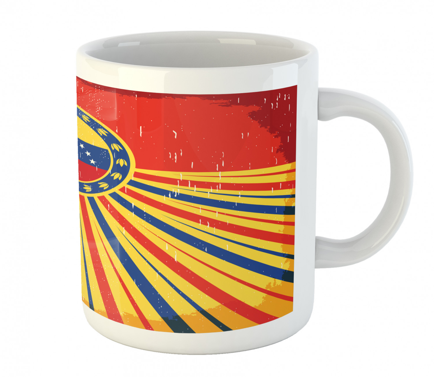 Ceramic Mug for Hot Beverages 11 oz Drink Cup Ambesonne - Picture 230 of 244