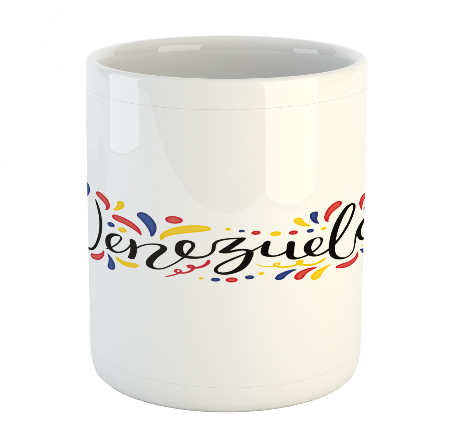 Ceramic Mug for Hot Beverages 11 oz Drink Cup Ambesonne - Picture 41 of 244