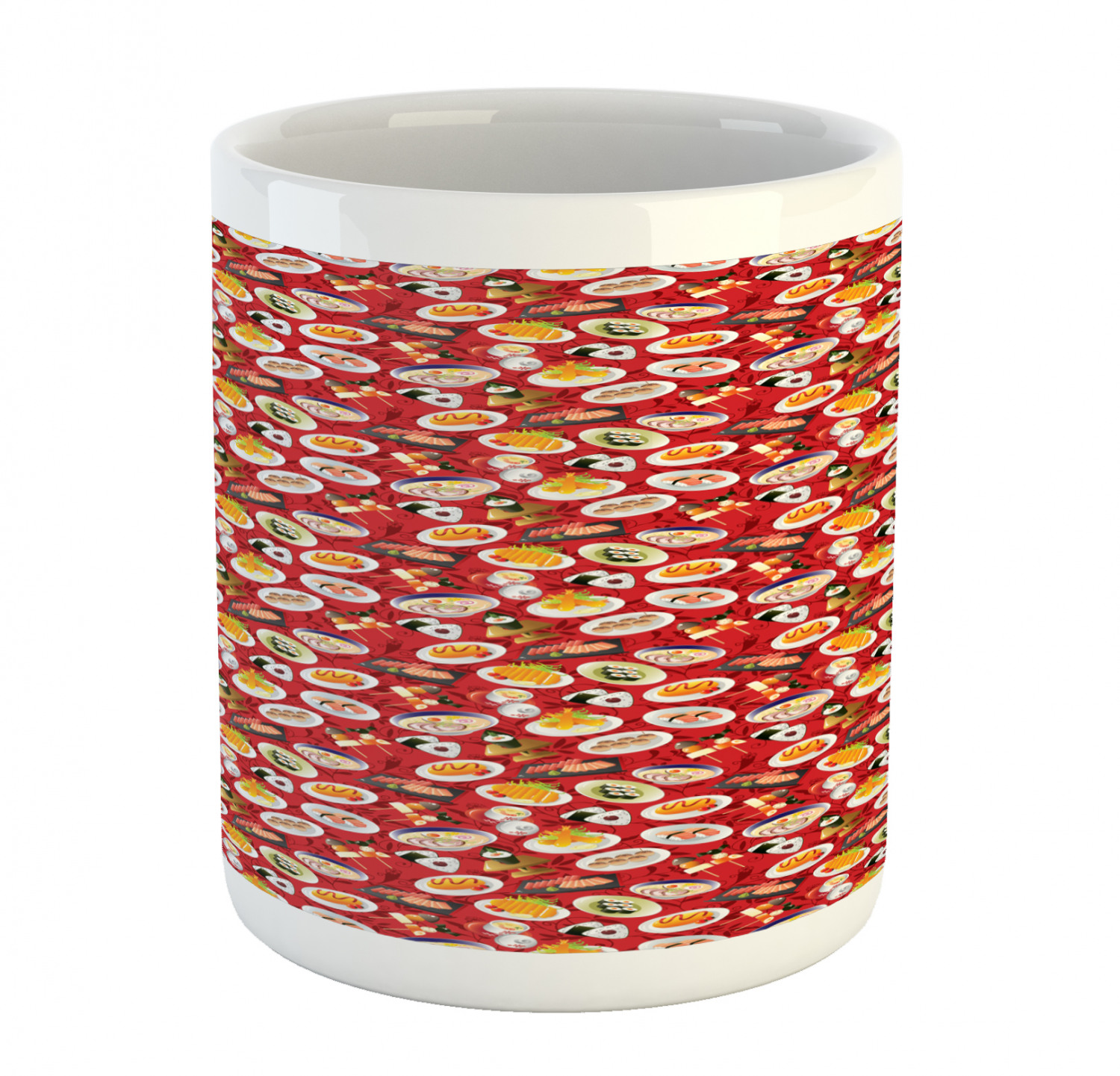 Ceramic Mug for Hot Beverages 11 oz Drink Cup Ambesonne - Picture 25 of 244