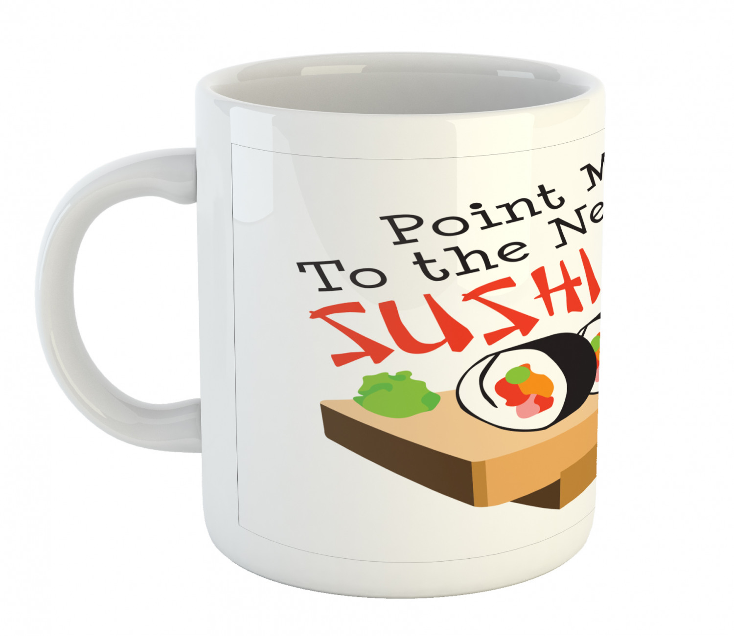 Ceramic Mug for Hot Beverages 11 oz Drink Cup Ambesonne - Picture 171 of 244