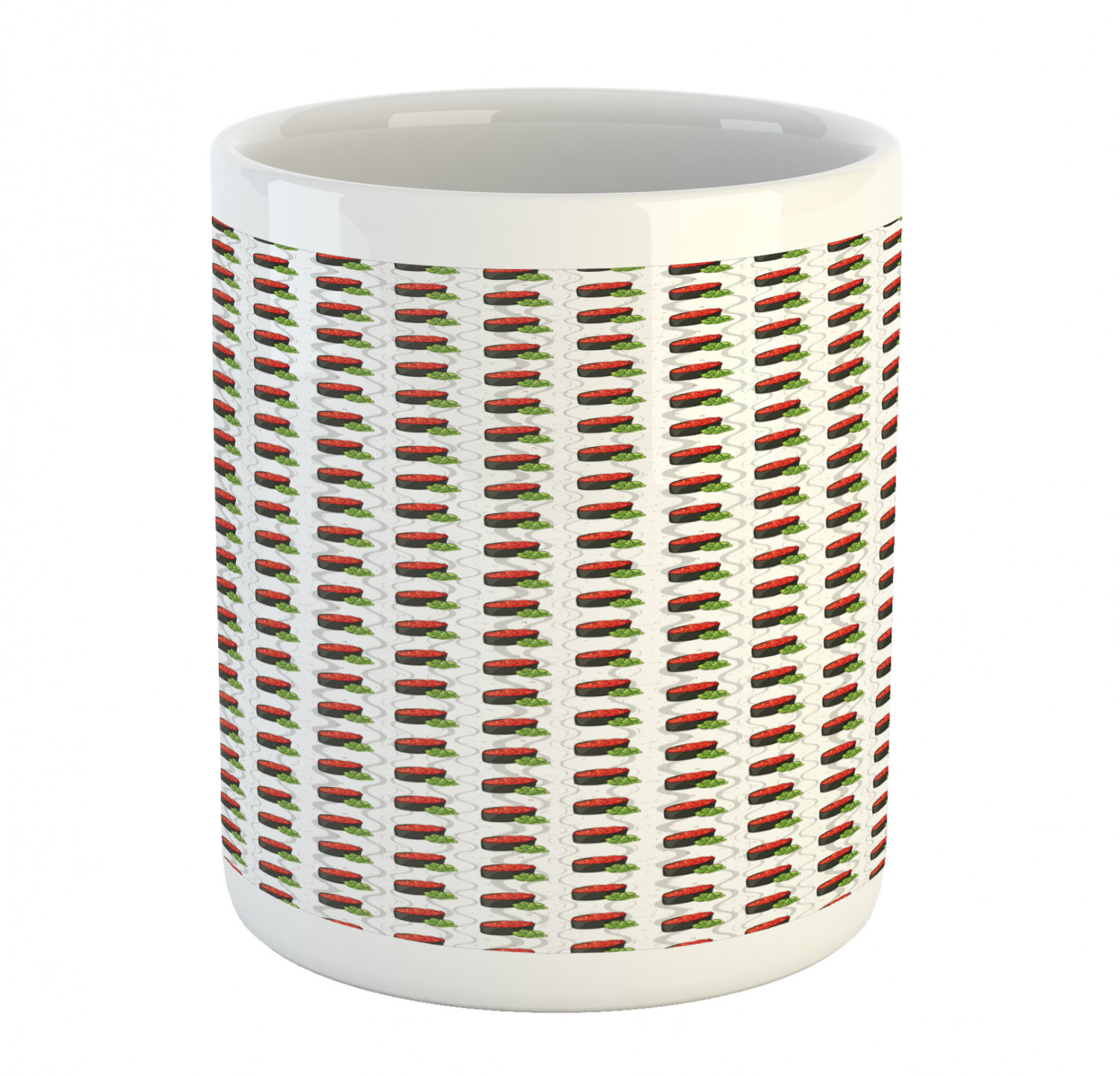 Ceramic Mug for Hot Beverages 11 oz Drink Cup Ambesonne - Picture 109 of 244