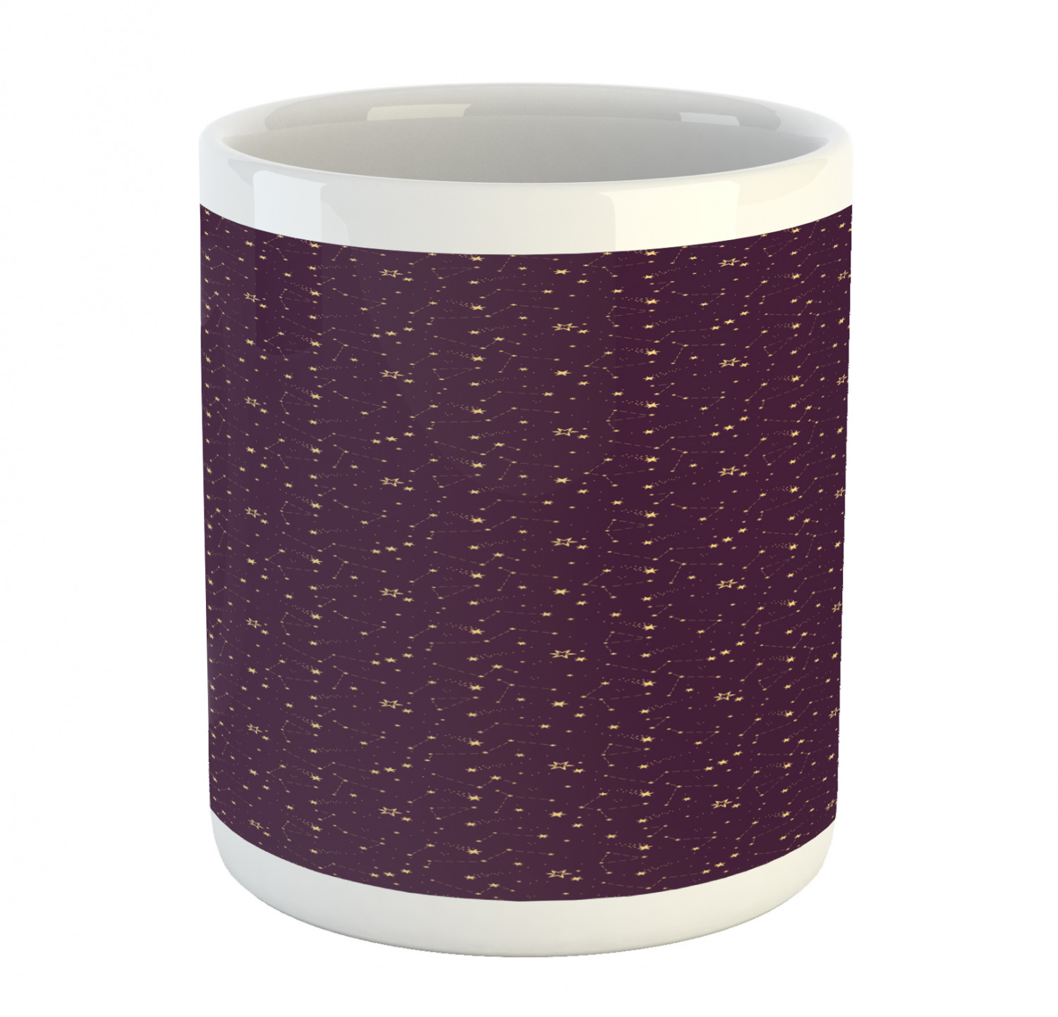 Ceramic Mug for Hot Beverages 11 oz Drink Cup Ambesonne - Picture 53 of 244