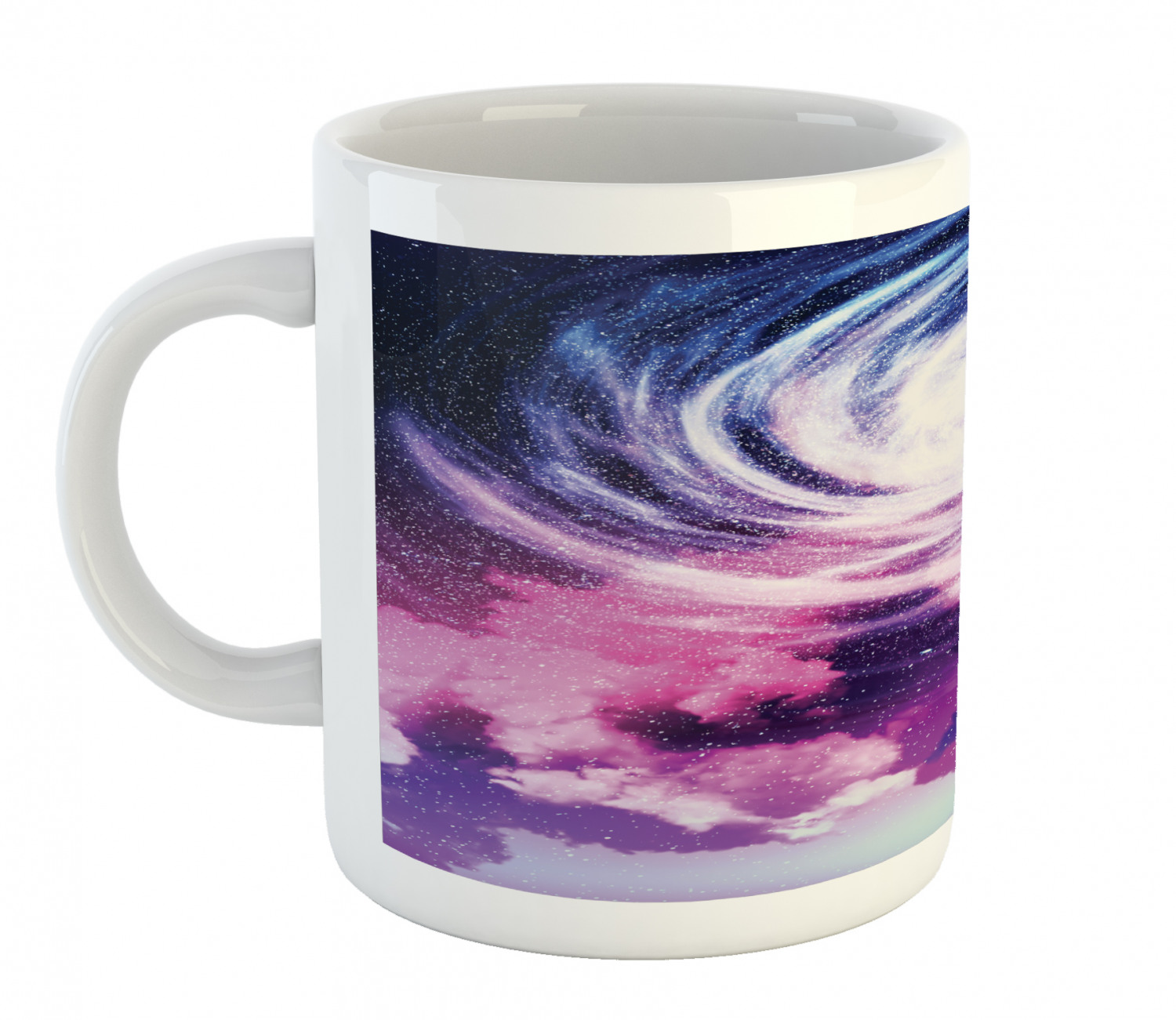 Ceramic Mug for Hot Beverages 11 oz Drink Cup Ambesonne - Picture 63 of 244