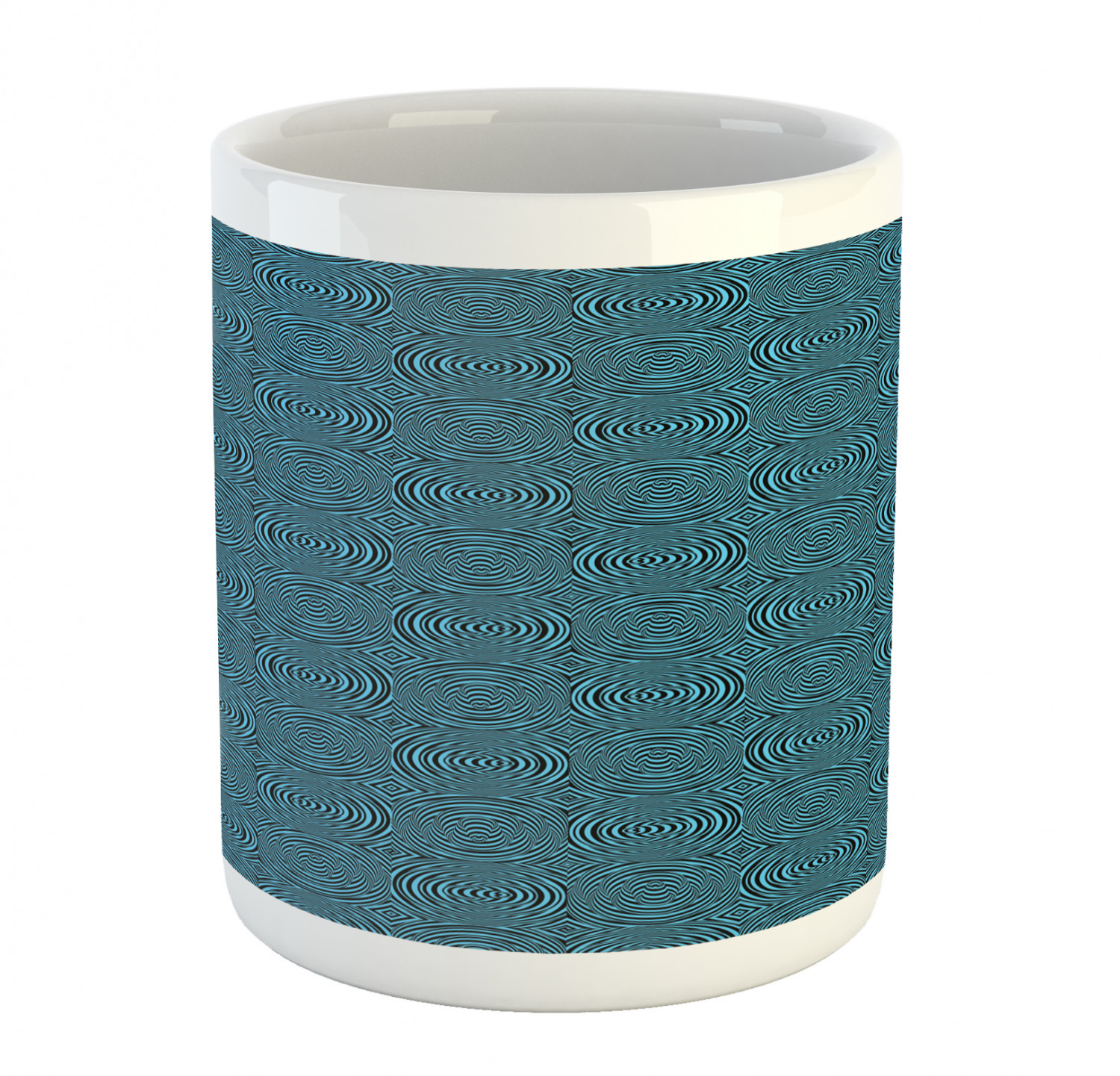 Ambesonne Abstract Surreal Ceramic Coffee Mug Cup for Water Tea Drinks, 11 oz - Picture 25 of 244