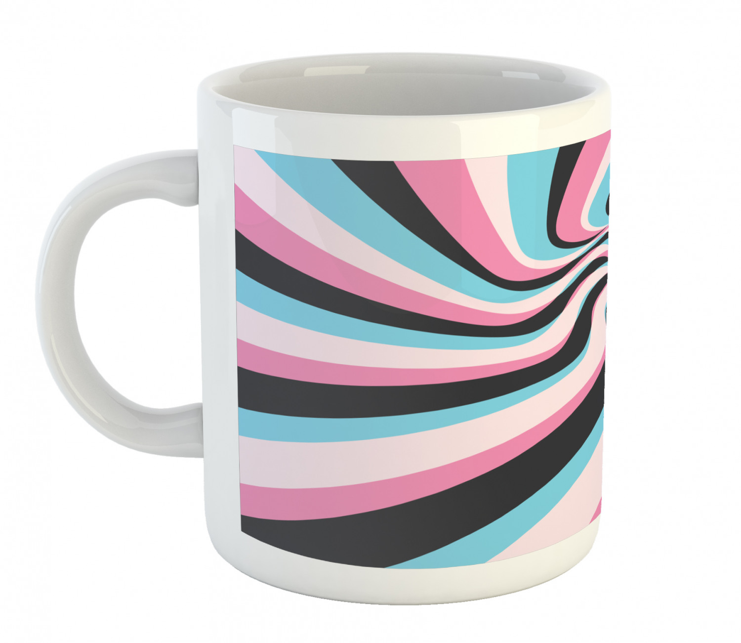 Ambesonne Abstract Surreal Ceramic Coffee Mug Cup for Water Tea Drinks, 11 oz - Picture 39 of 244