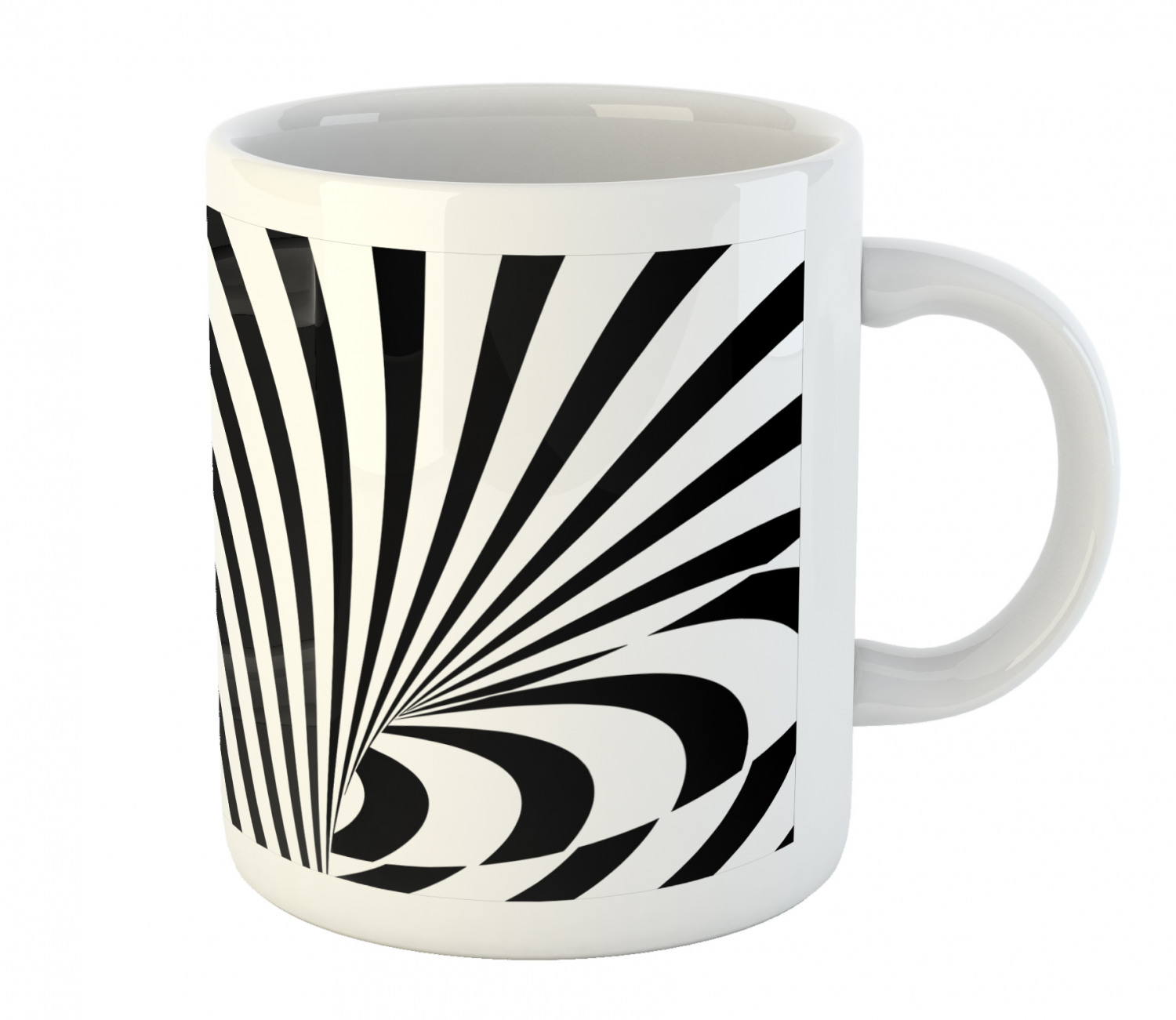 Ambesonne Abstract Surreal Ceramic Coffee Mug Cup for Water Tea Drinks, 11 oz - Picture 122 of 244