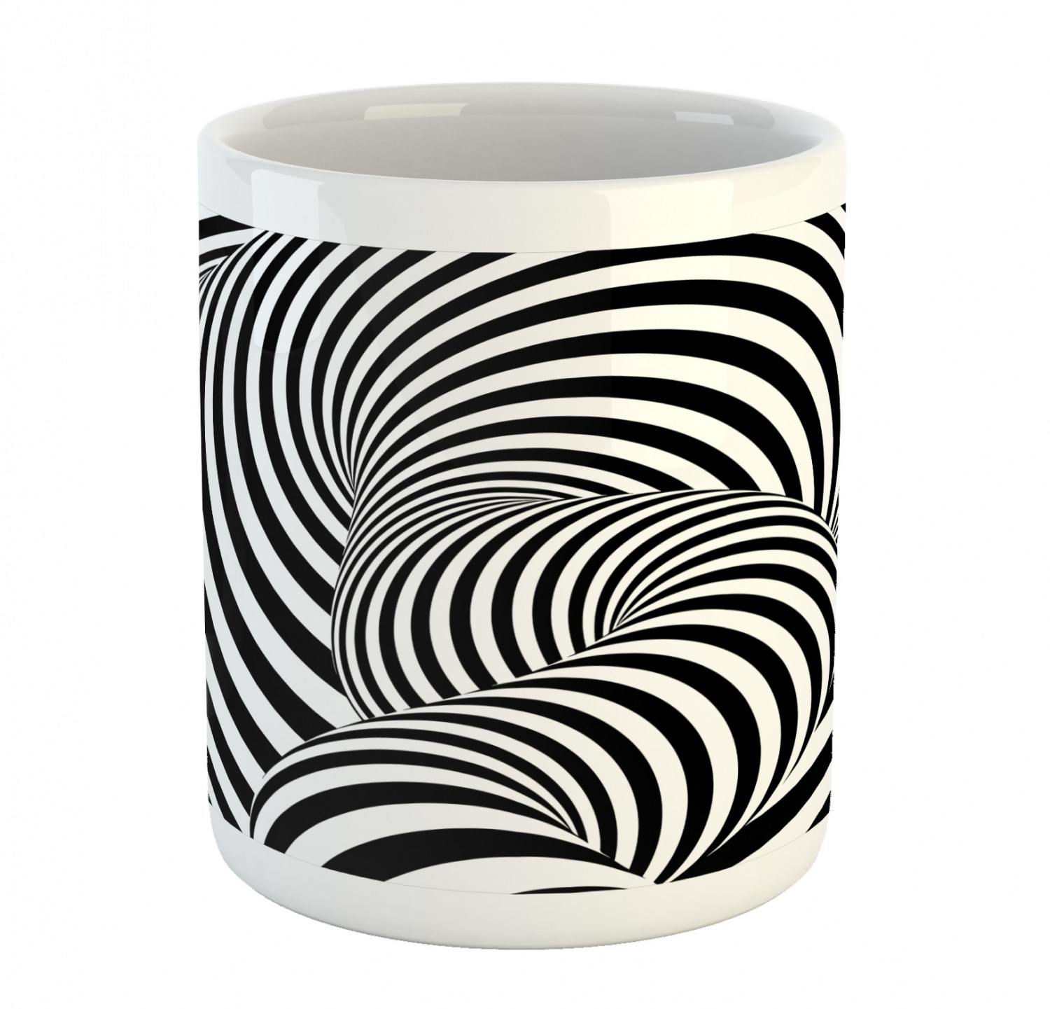 Ambesonne Abstract Surreal Ceramic Coffee Mug Cup for Water Tea Drinks, 11 oz - Picture 181 of 244