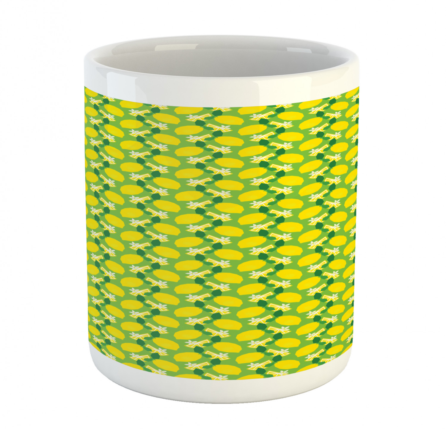 Ambesonne Lemons Pattern Ceramic Coffee Mug Cup for Water Tea Drinks, 11 oz - Picture 41 of 244