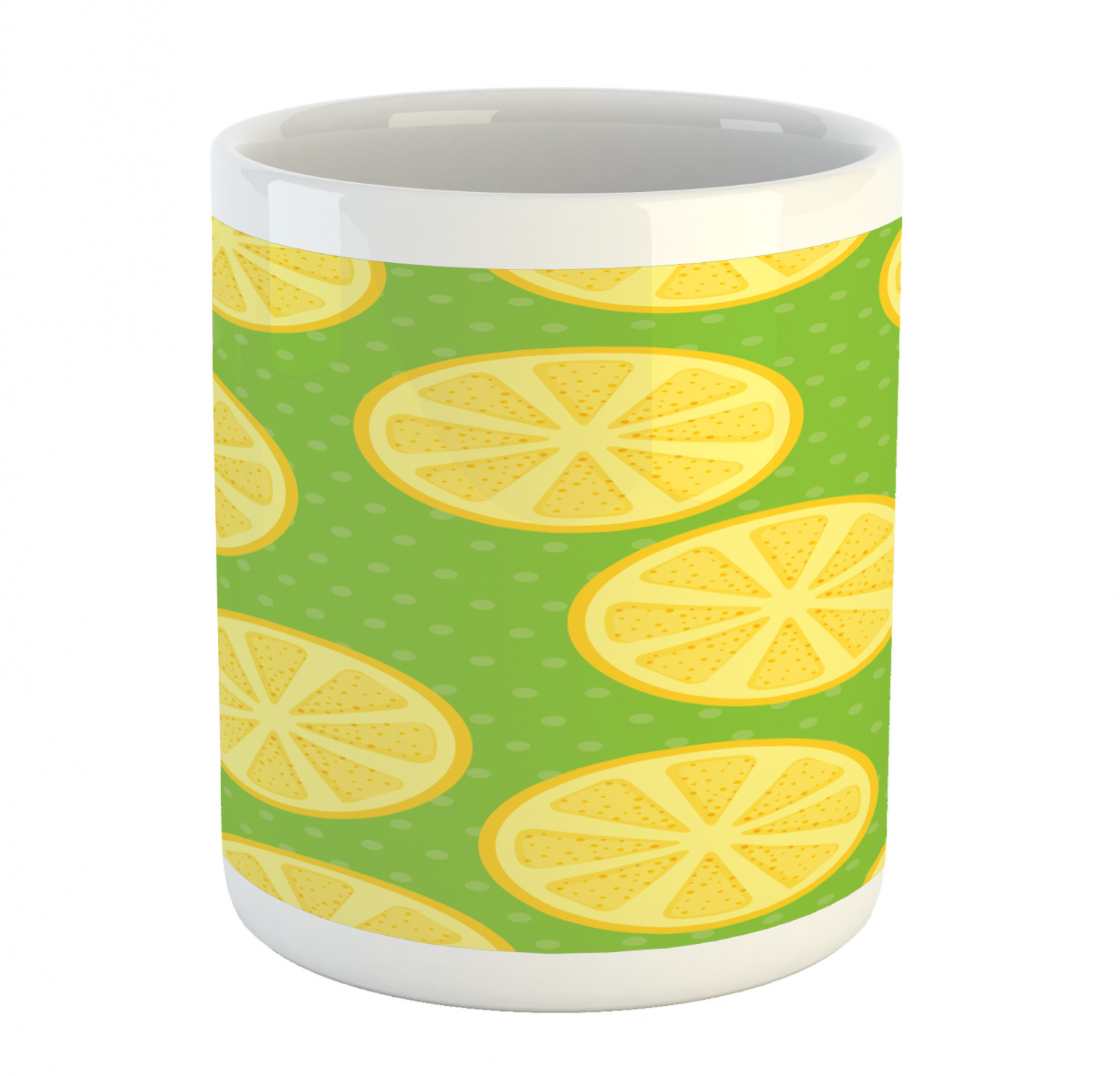 Ambesonne Lemons Pattern Ceramic Coffee Mug Cup for Water Tea Drinks, 11 oz - Picture 57 of 244