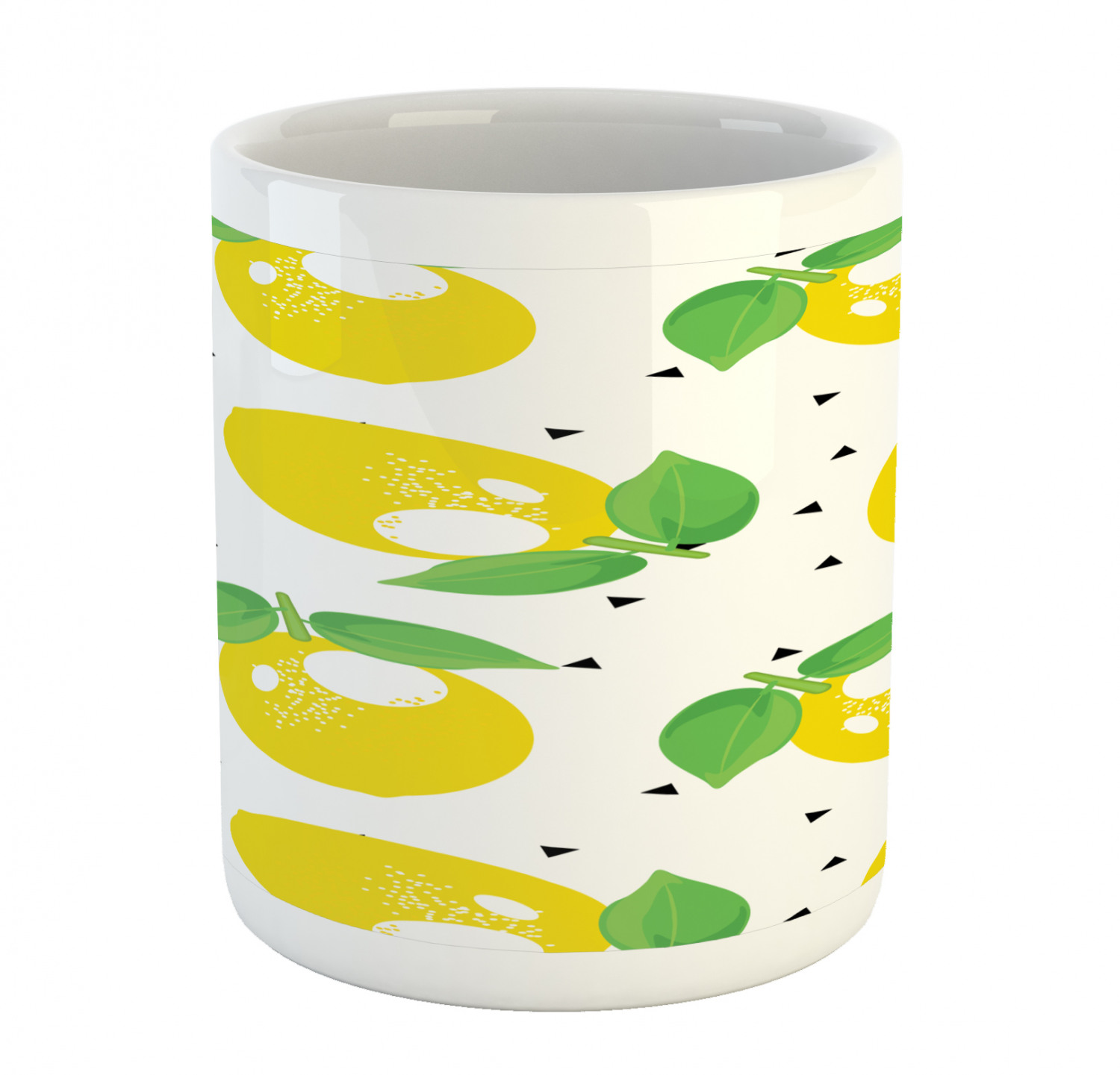 Ambesonne Lemons Pattern Ceramic Coffee Mug Cup for Water Tea Drinks, 11 oz - Picture 17 of 244