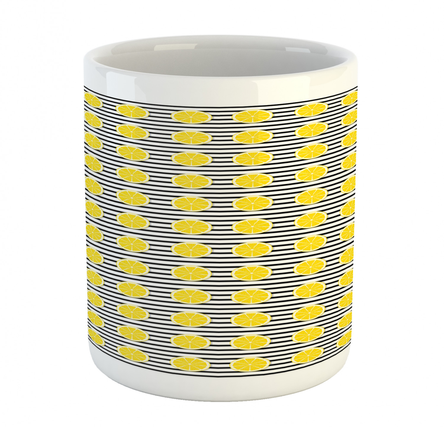 Ambesonne Lemons Pattern Ceramic Coffee Mug Cup for Water Tea Drinks, 11 oz - Picture 29 of 244