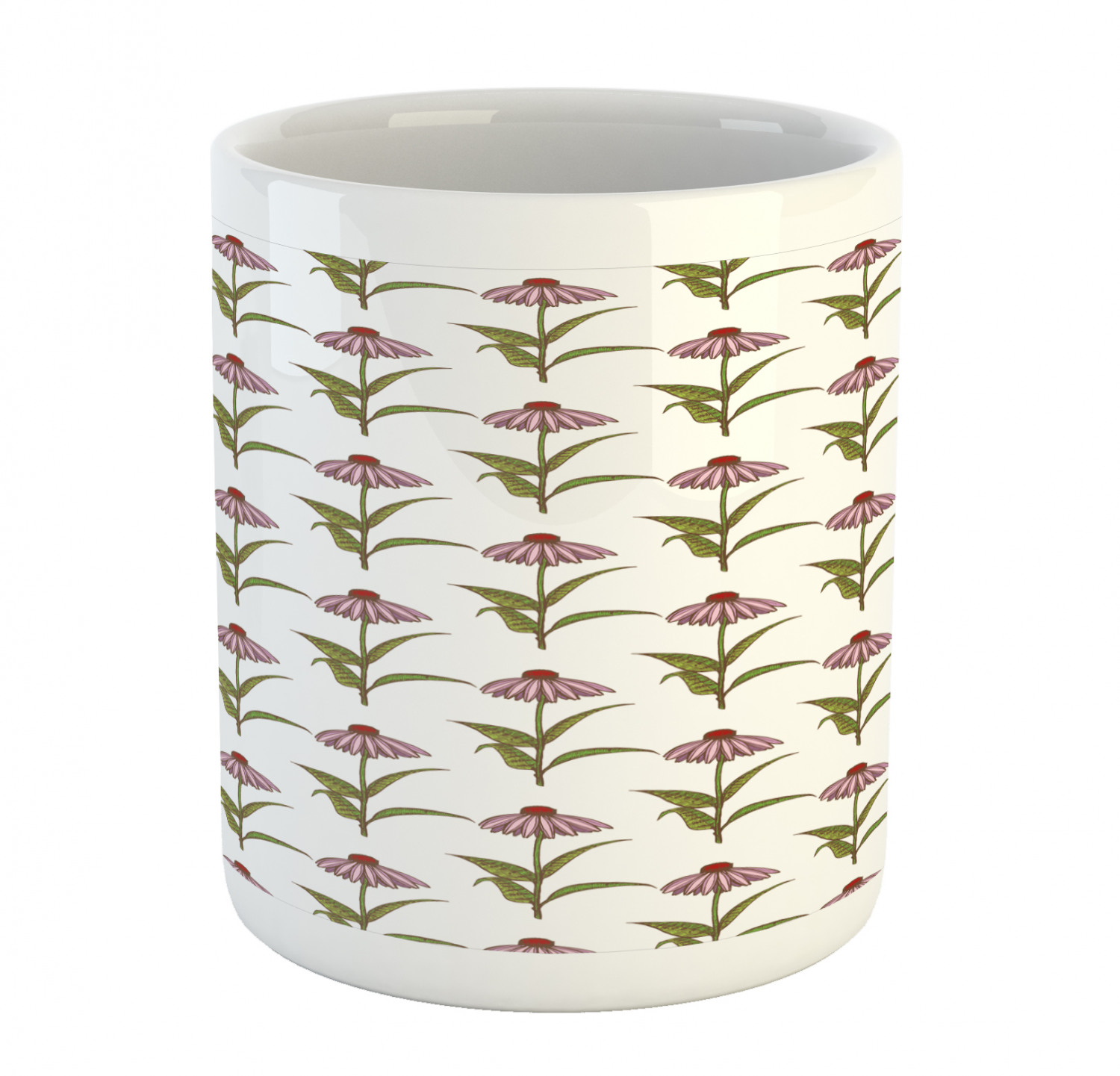 Coffee Unique Mug 11 oz Printed Ceramic Design Cup Ambesonne