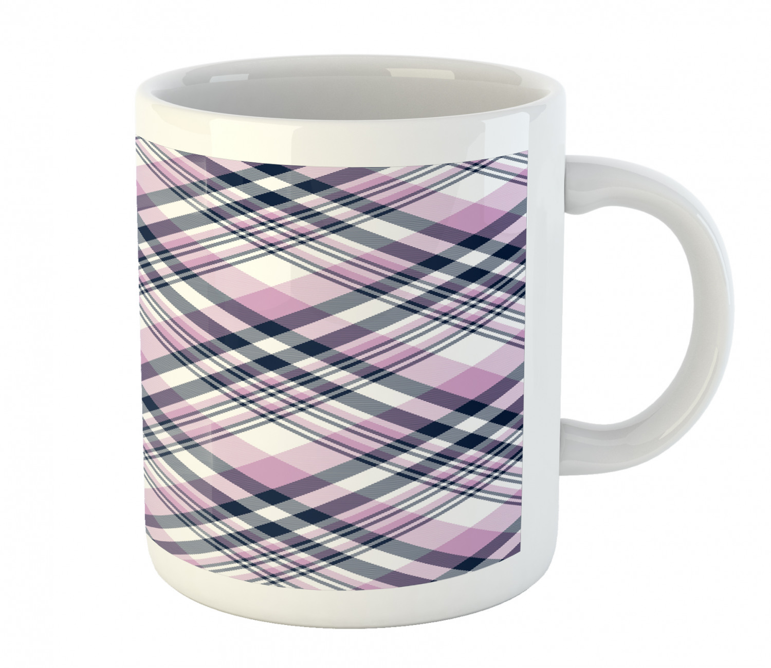 Coffee Unique Mug 11 oz Printed Ceramic Design Cup Ambesonne