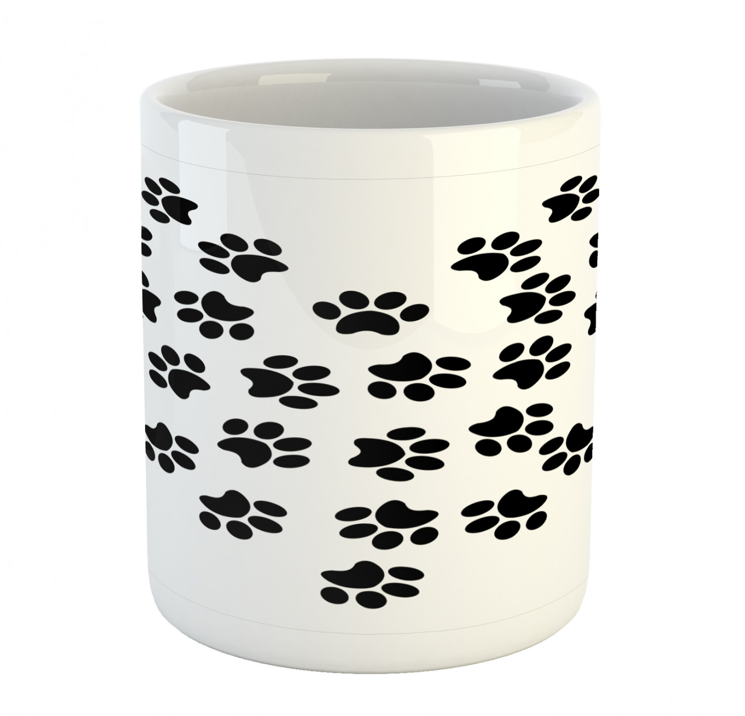 Coffee Unique Mug 11 oz Printed Ceramic Design Cup Ambesonne