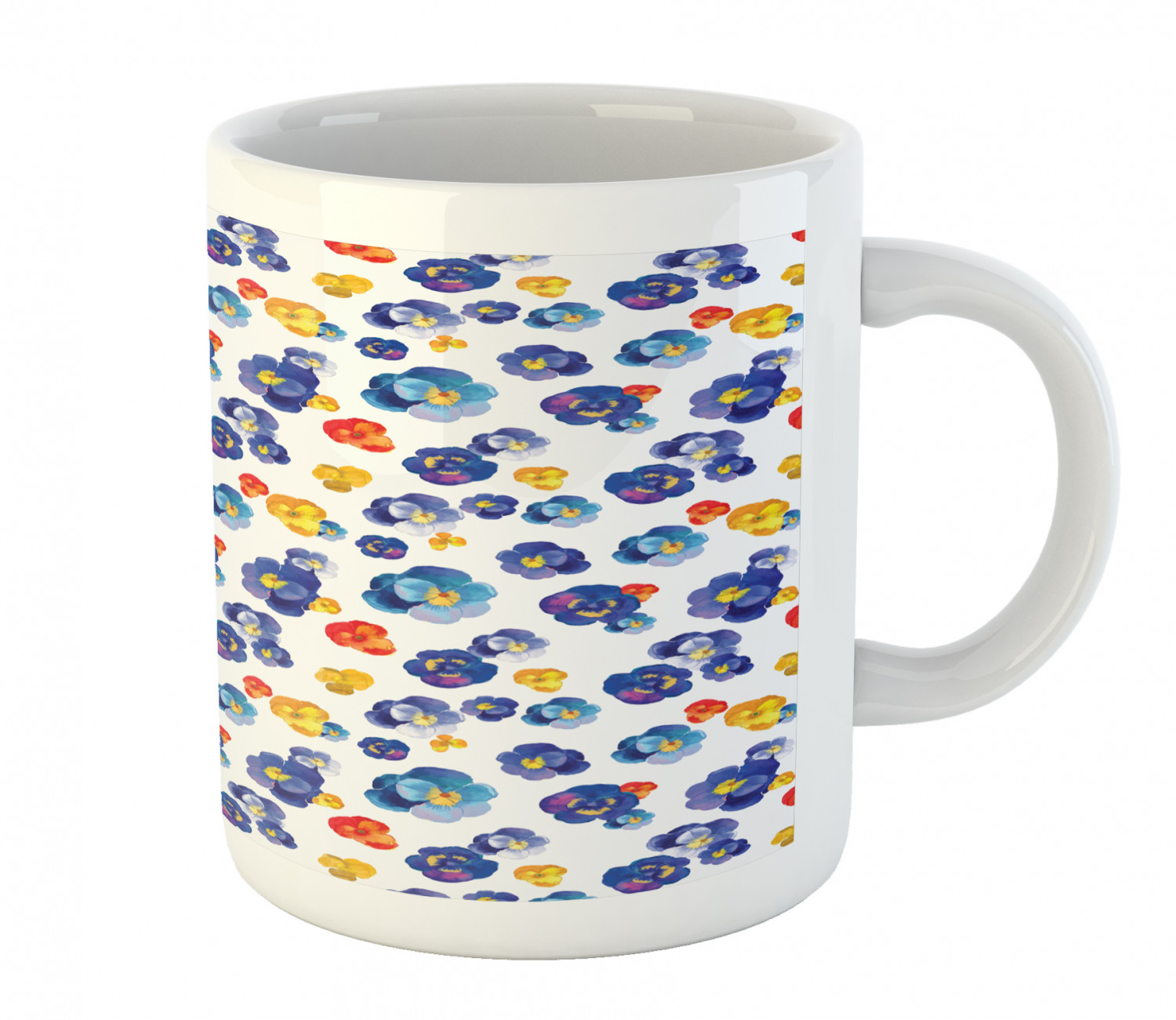 Ambesonne Flower Nature Ceramic Coffee Mug Cup for Water Tea Drinks, 11 oz - Picture 114 of 244