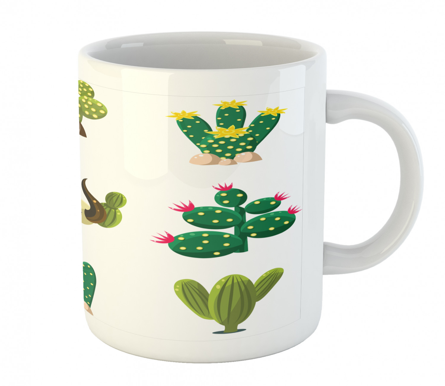 Ambesonne Flower Nature Ceramic Coffee Mug Cup for Water Tea Drinks, 11 oz - Picture 110 of 244
