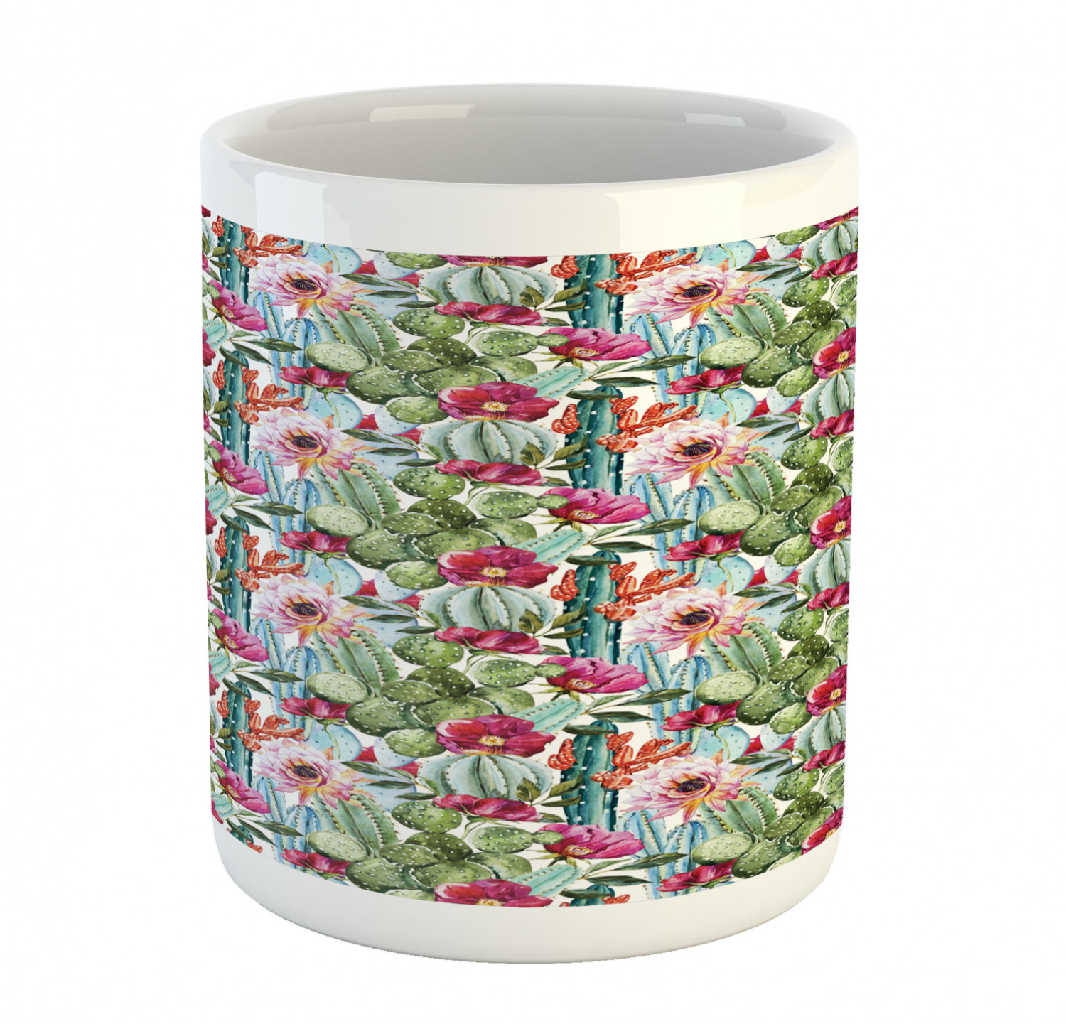 Ambesonne Flower Nature Ceramic Coffee Mug Cup for Water Tea Drinks, 11 oz - Picture 25 of 244