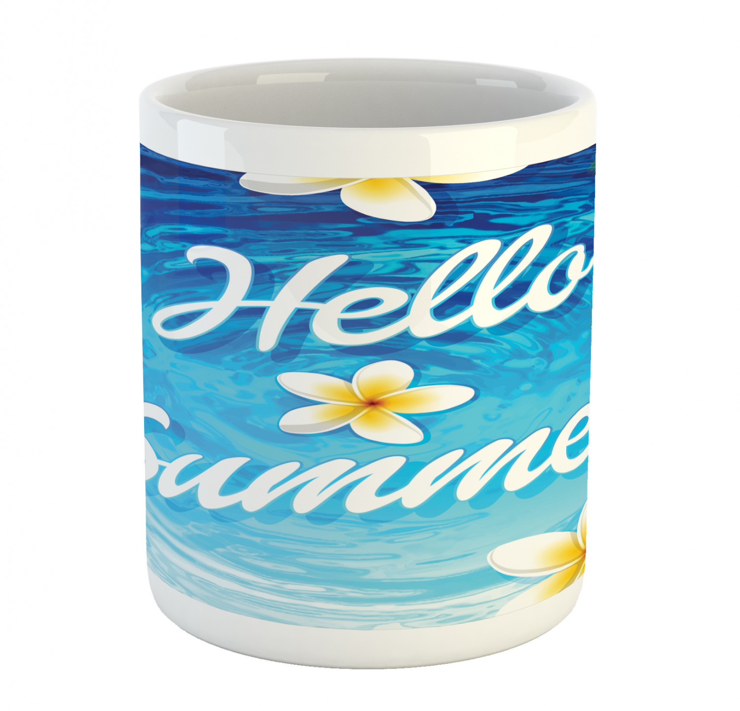 Ambesonne Flower Nature Ceramic Coffee Mug Cup for Water Tea Drinks, 11 oz - Picture 145 of 244