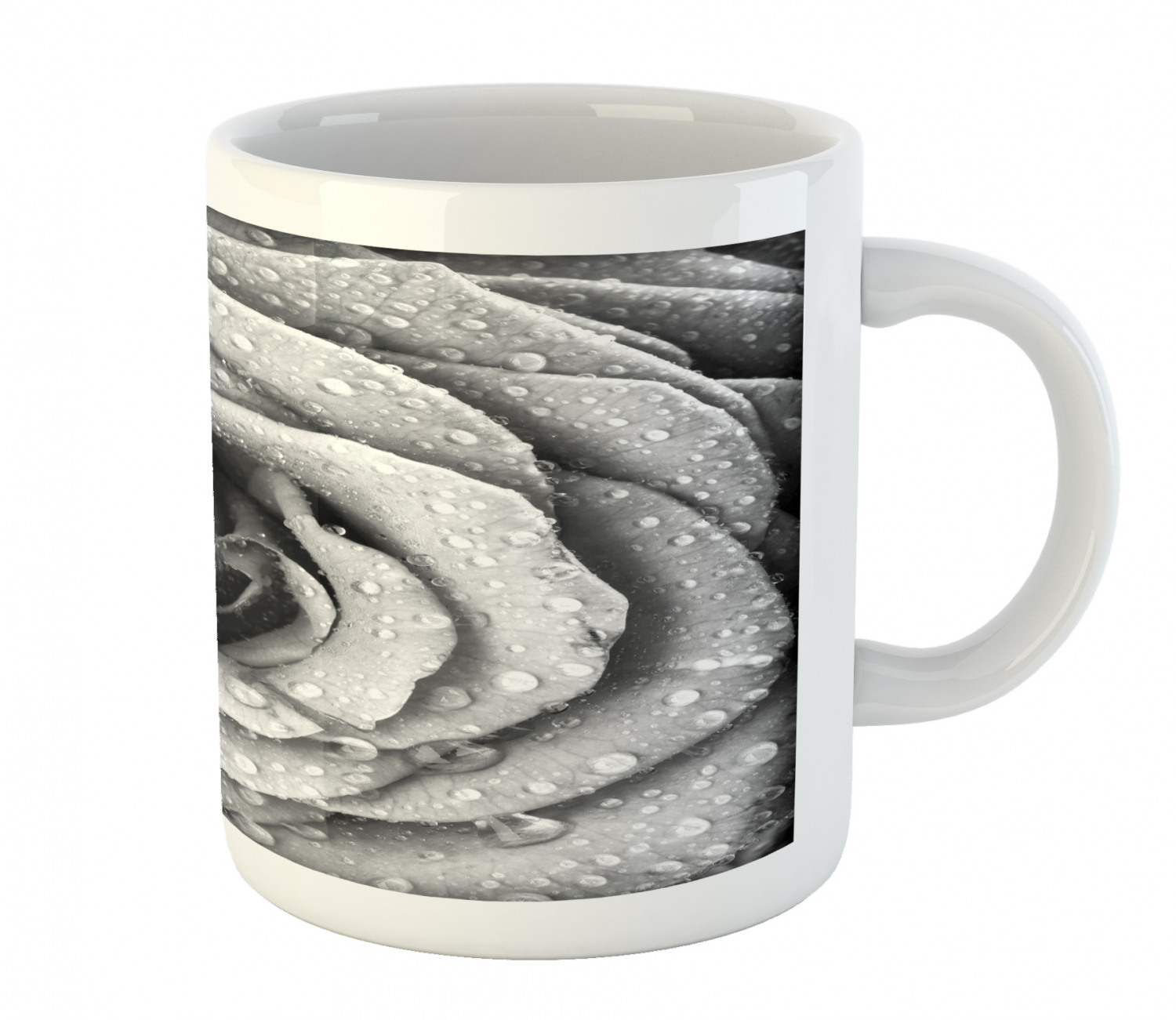 Ambesonne Flower Nature Ceramic Coffee Mug Cup for Water Tea Drinks, 11 oz - Picture 170 of 244