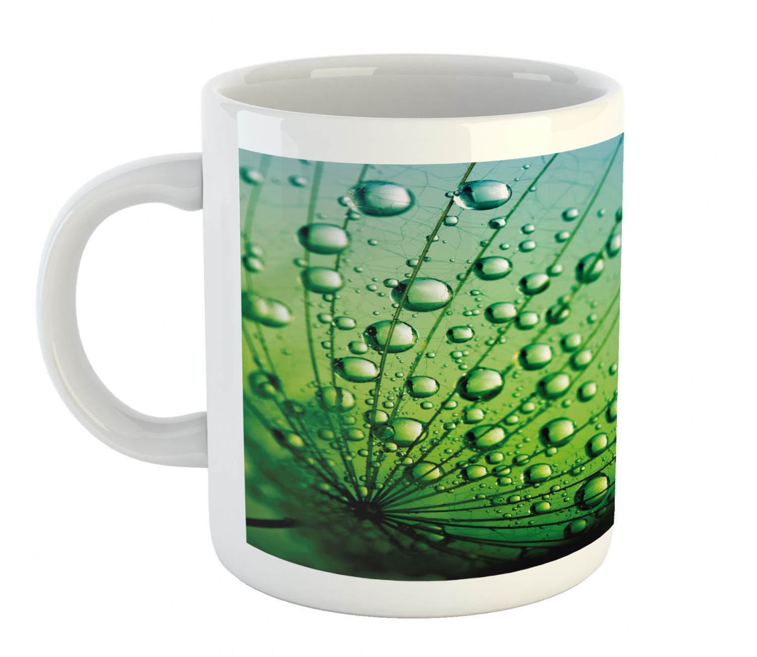 Ambesonne Flower Nature Ceramic Coffee Mug Cup for Water Tea Drinks, 11 oz - Picture 155 of 244