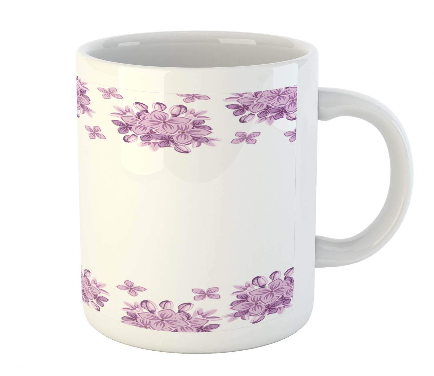 Ambesonne Flower Nature Ceramic Coffee Mug Cup for Water Tea Drinks, 11 oz - Picture 182 of 244