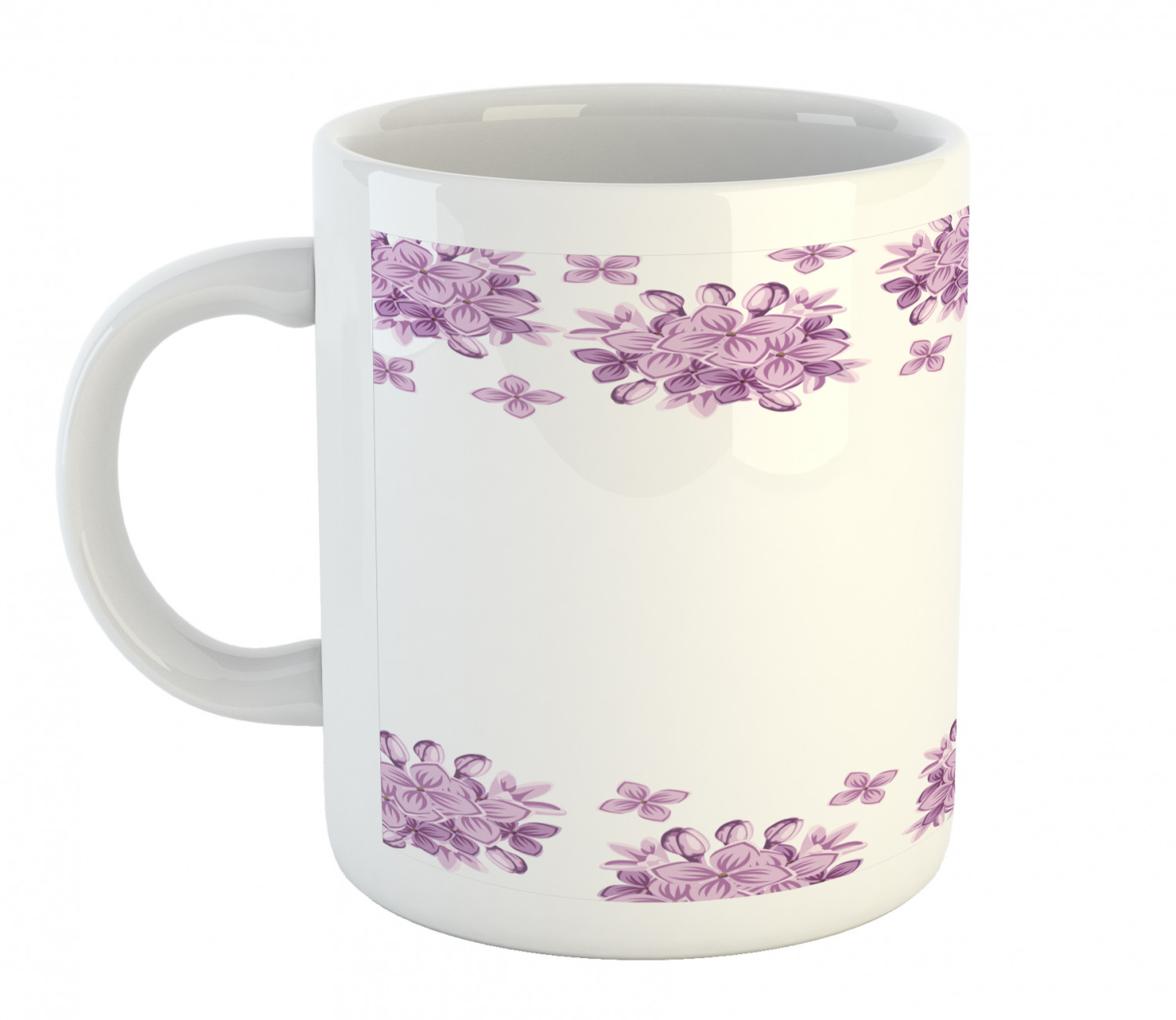 Ambesonne Flower Nature Ceramic Coffee Mug Cup for Water Tea Drinks, 11 oz - Picture 183 of 244