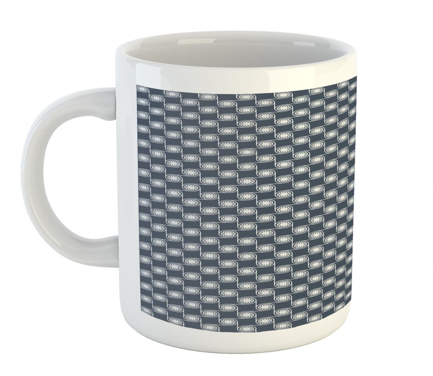 Floral Leaves Ceramic Coffee Mug Cup for Water Tea Drinks, 11 oz - Picture 67 of 244
