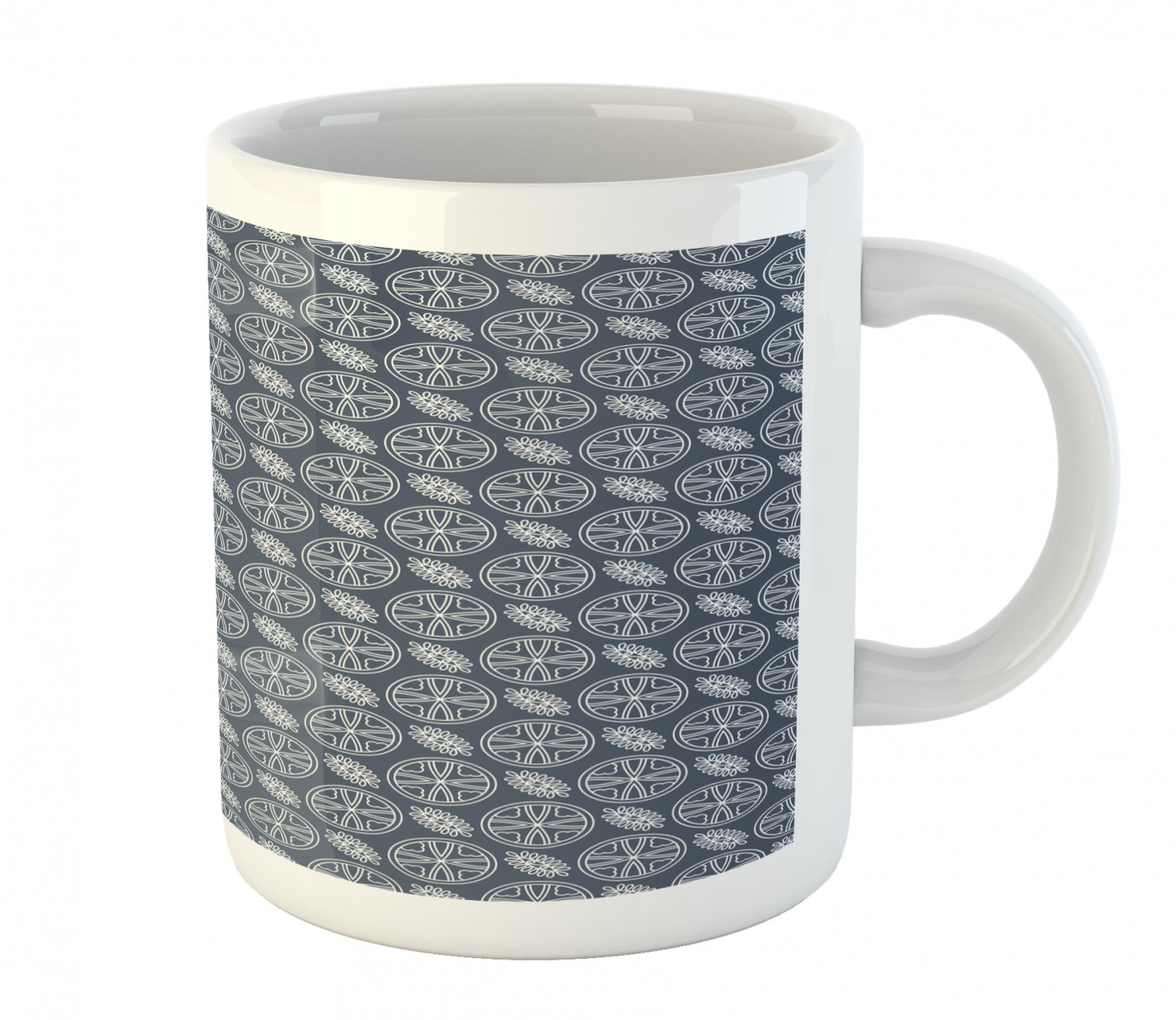 Floral Leaves Ceramic Coffee Mug Cup for Water Tea Drinks, 11 oz - Picture 118 of 244