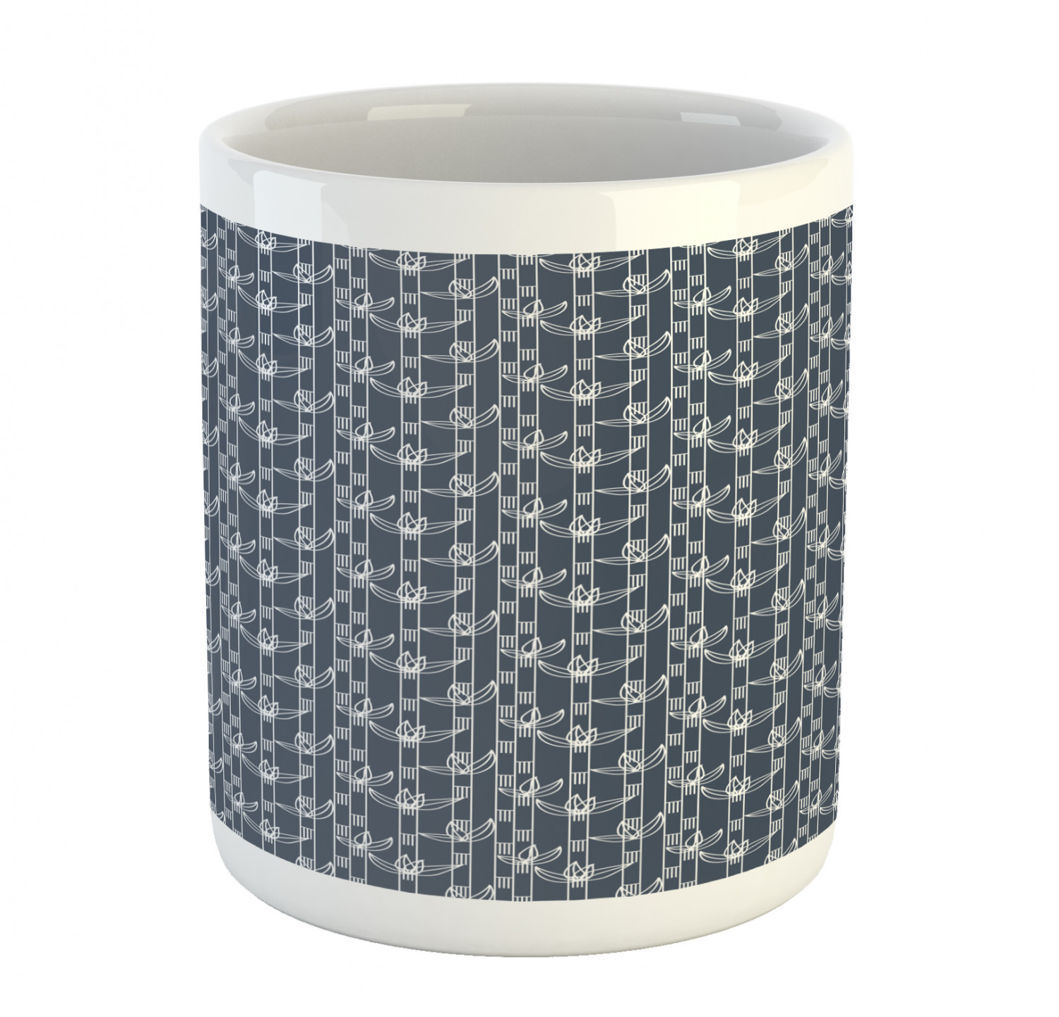 Floral Leaves Ceramic Coffee Mug Cup for Water Tea Drinks, 11 oz - Picture 125 of 244