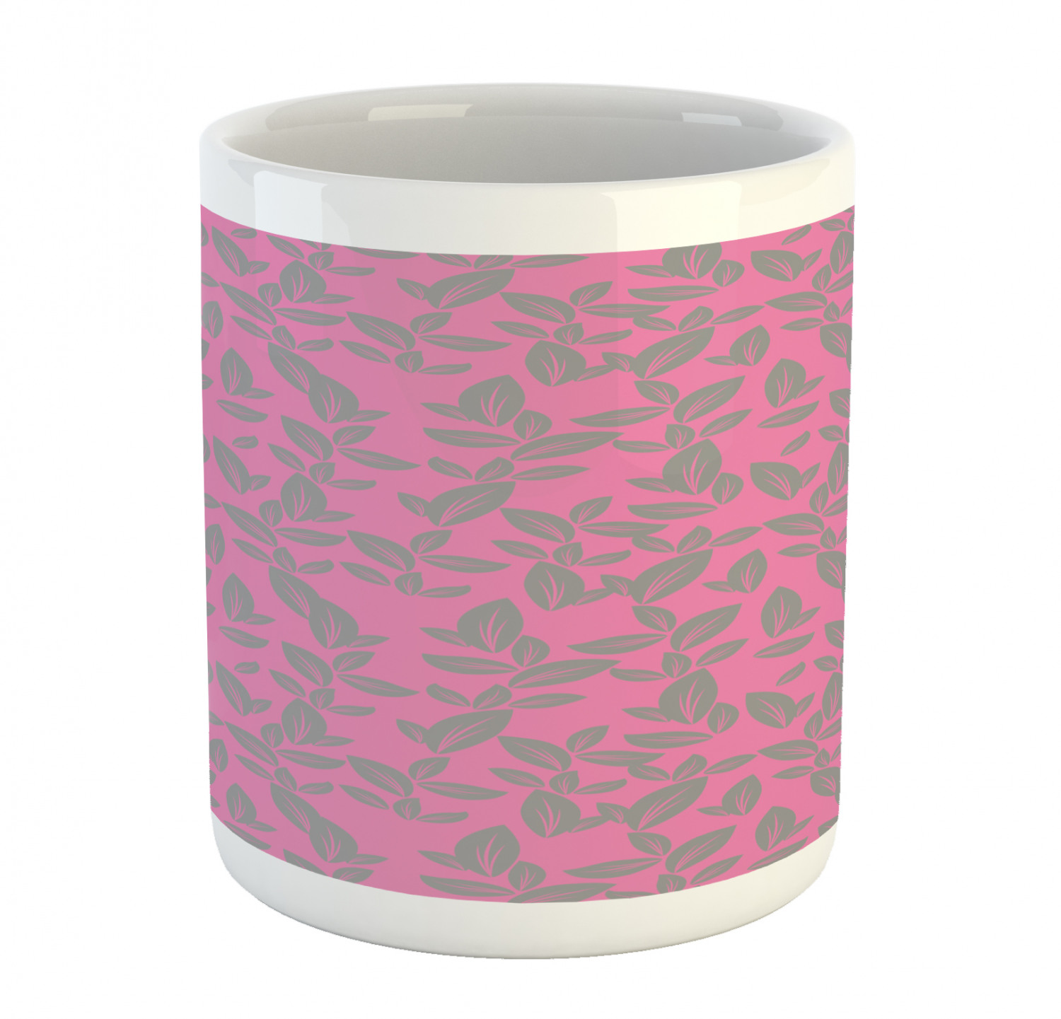 Floral Leaves Ceramic Coffee Mug Cup for Water Tea Drinks, 11 oz - Picture 17 of 244