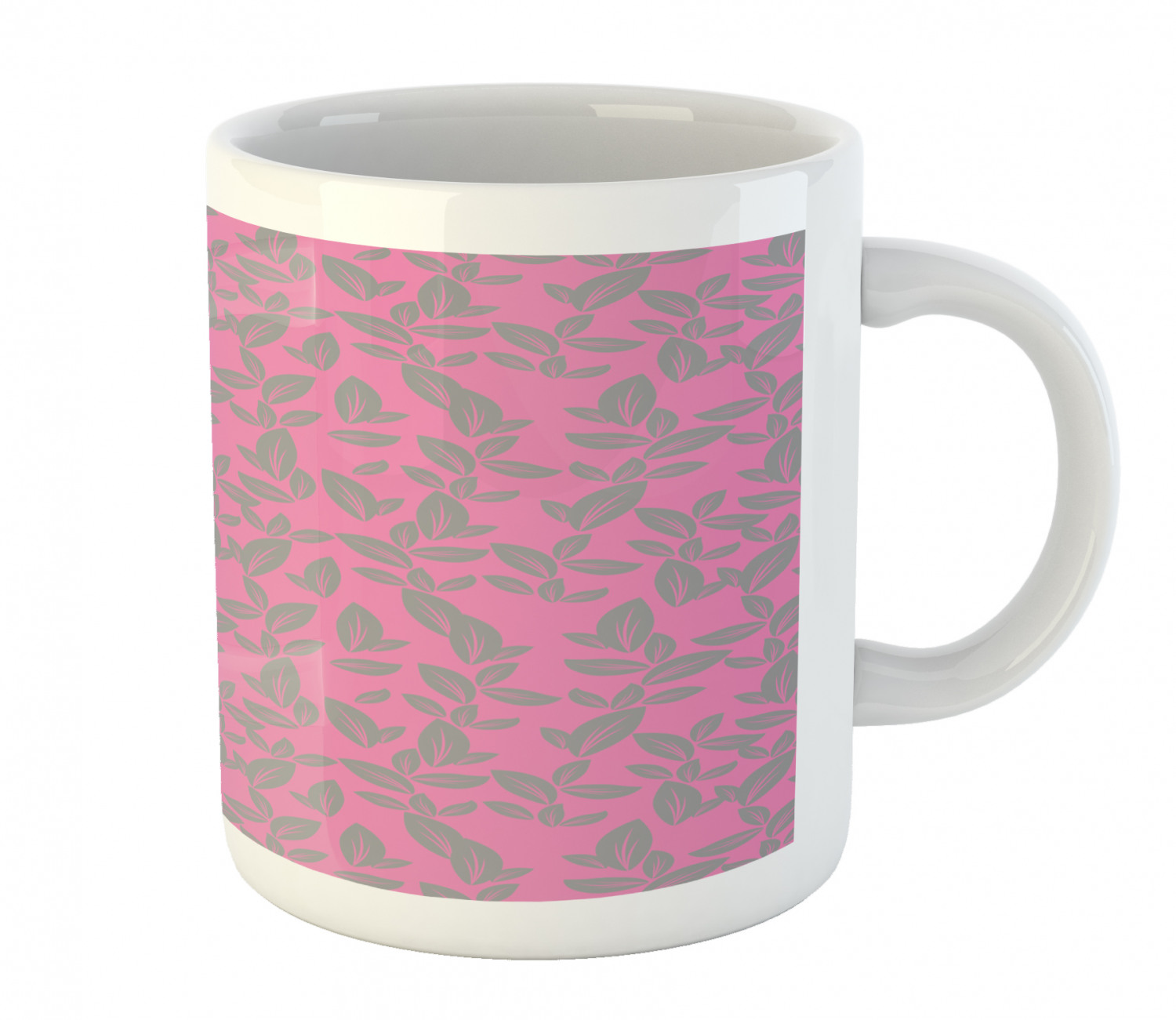 Floral Leaves Ceramic Coffee Mug Cup for Water Tea Drinks, 11 oz - Picture 18 of 244